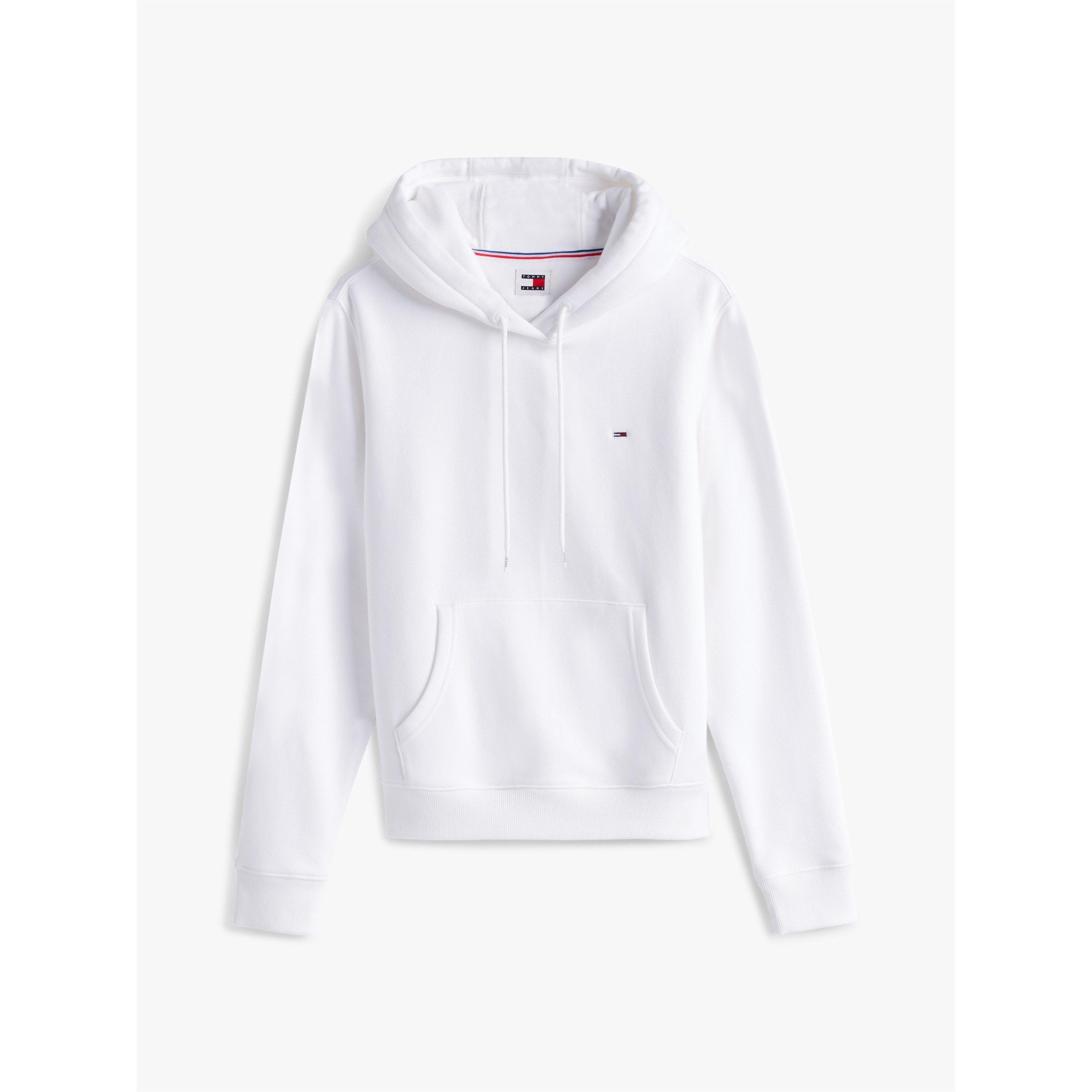 Tommy Jeans Women's Regular Flag Hoodie - White - 8 (XS)
