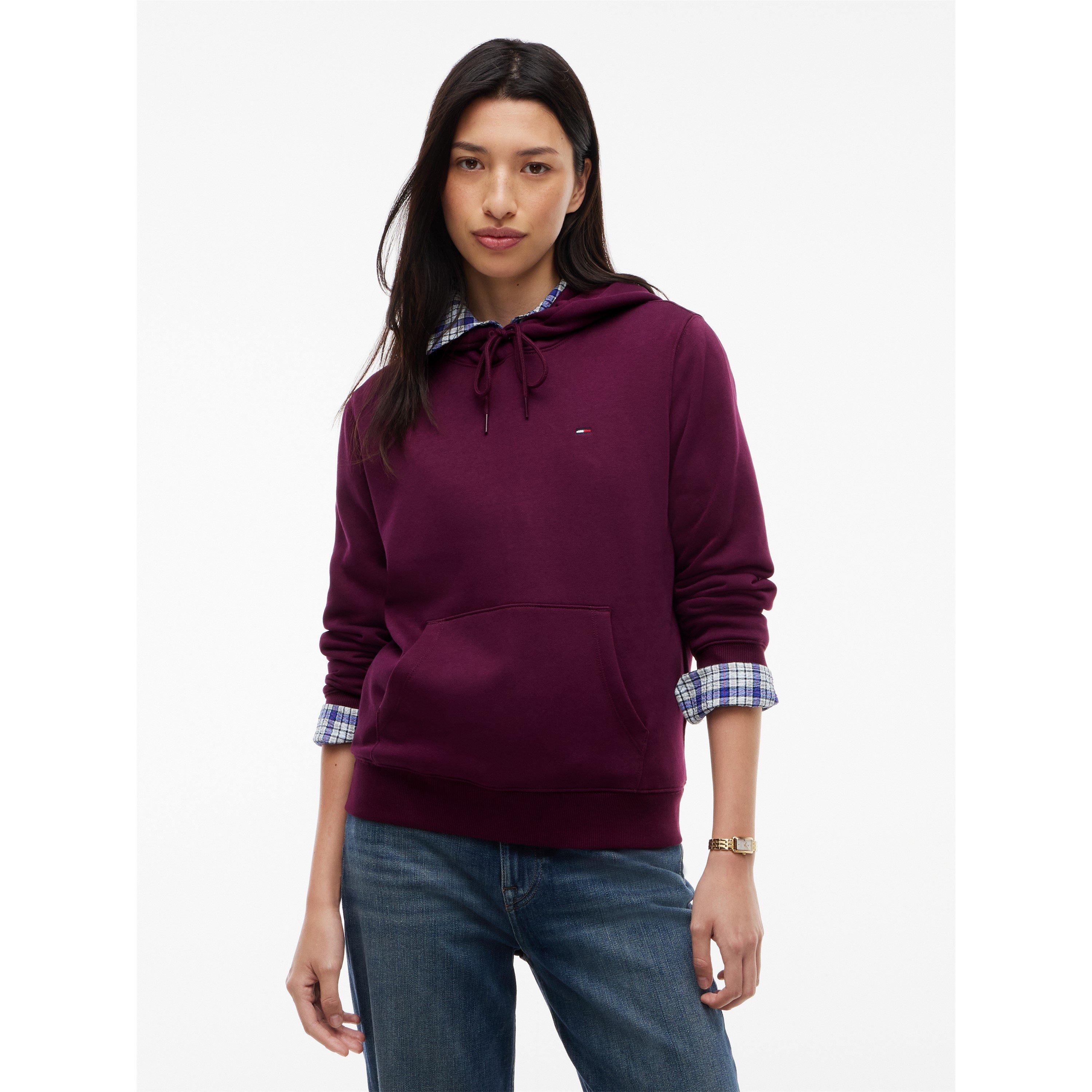 Calypso Berry - Tommy Jeans - Women's Regular Flag Hoodie - 2