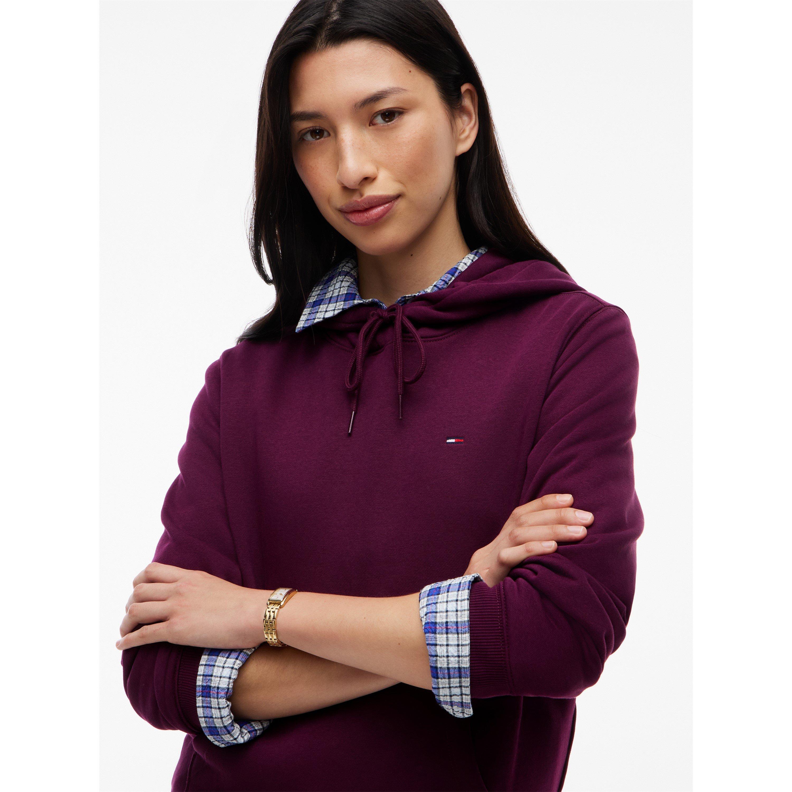 Calypso Berry - Tommy Jeans - Women's Regular Flag Hoodie - 3