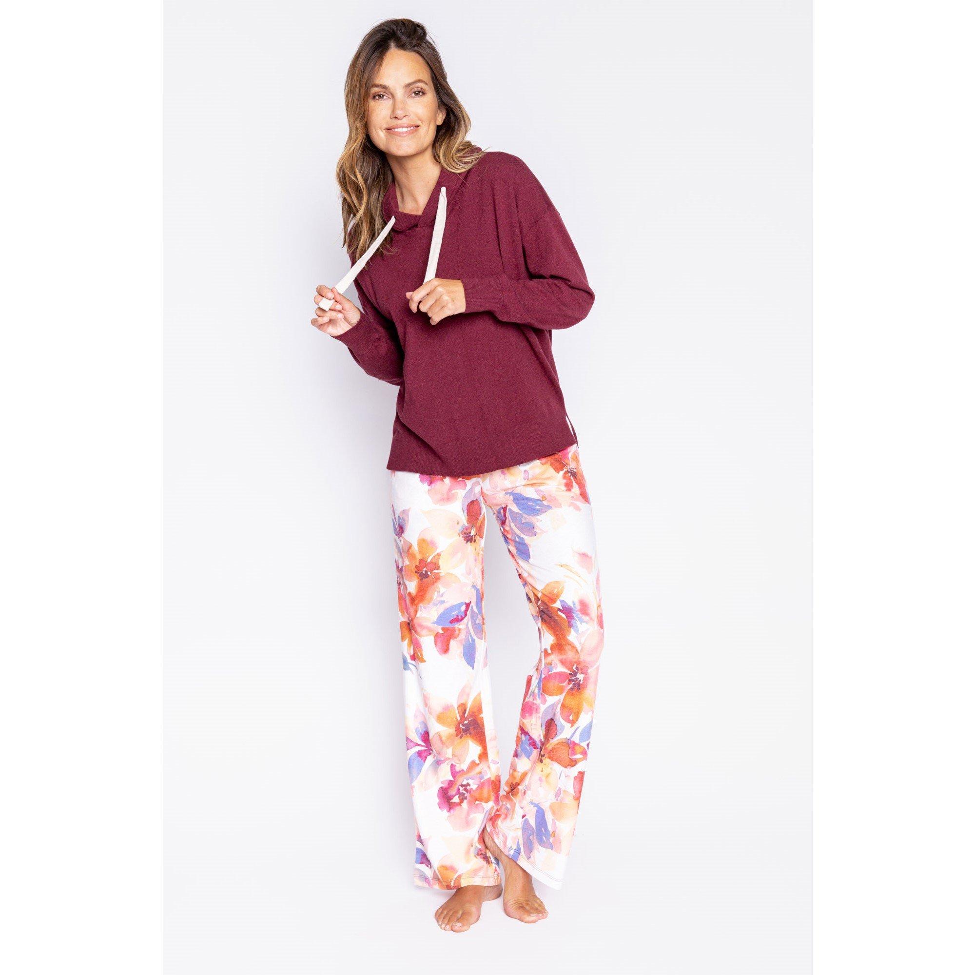 Pj Salvage Women's Hoody Bordeaux - 8 (XS)