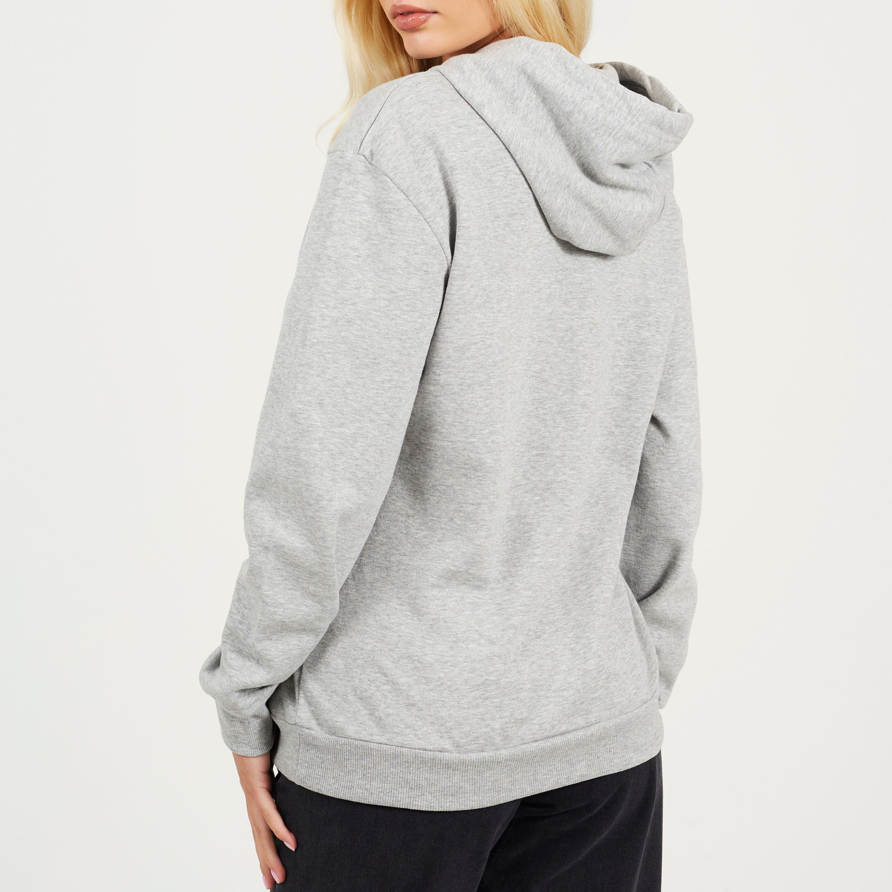 Grey Marl - Brave Soul - Pullover Hooded Sweatshirt with Kangaroo Pocket - 2