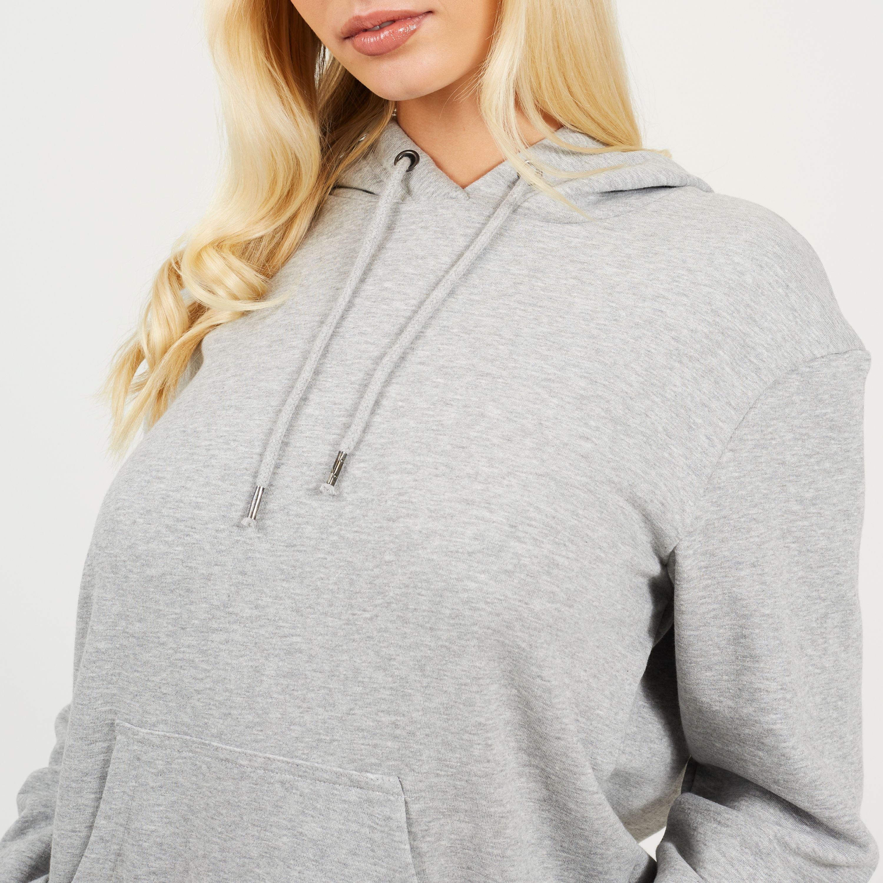 Grey Marl - Brave Soul - Pullover Hooded Sweatshirt with Kangaroo Pocket - 3