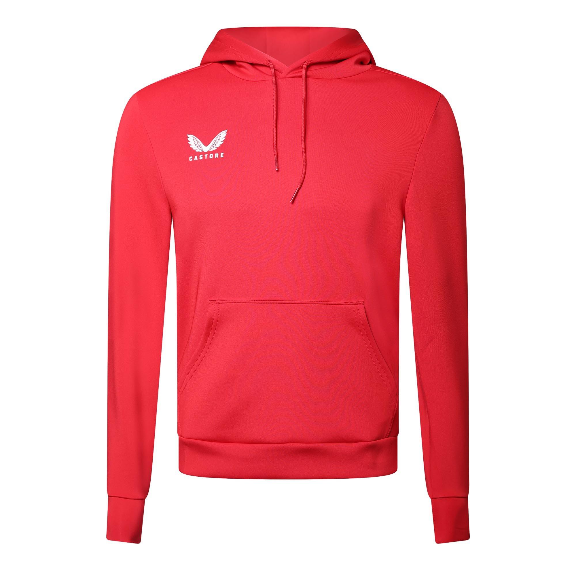 Castore Women's Overhead Hoodie - True Red - 10 (S)