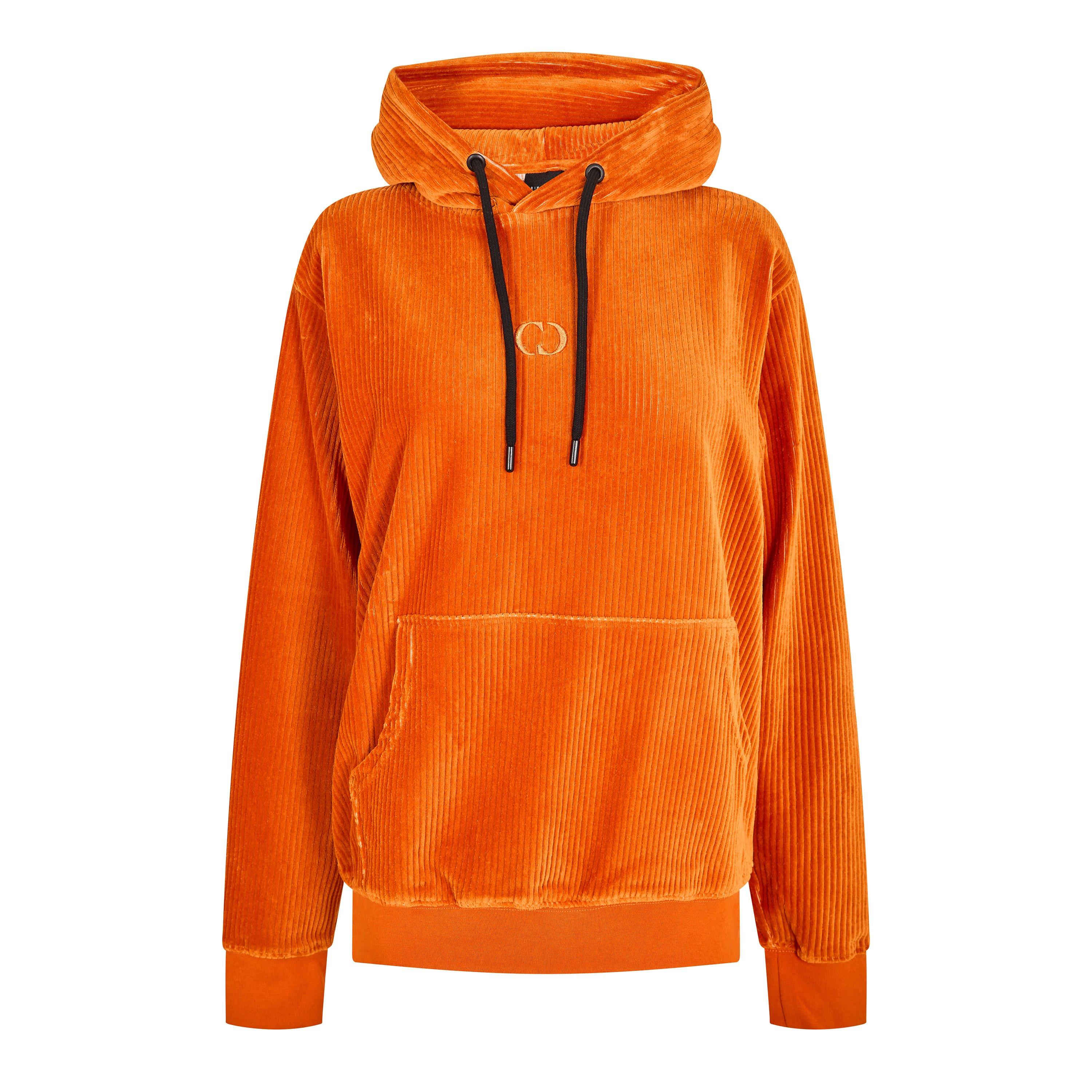 Orange - Criminal Damage - CriminalDamage Essential Cord Hood Womens - 1