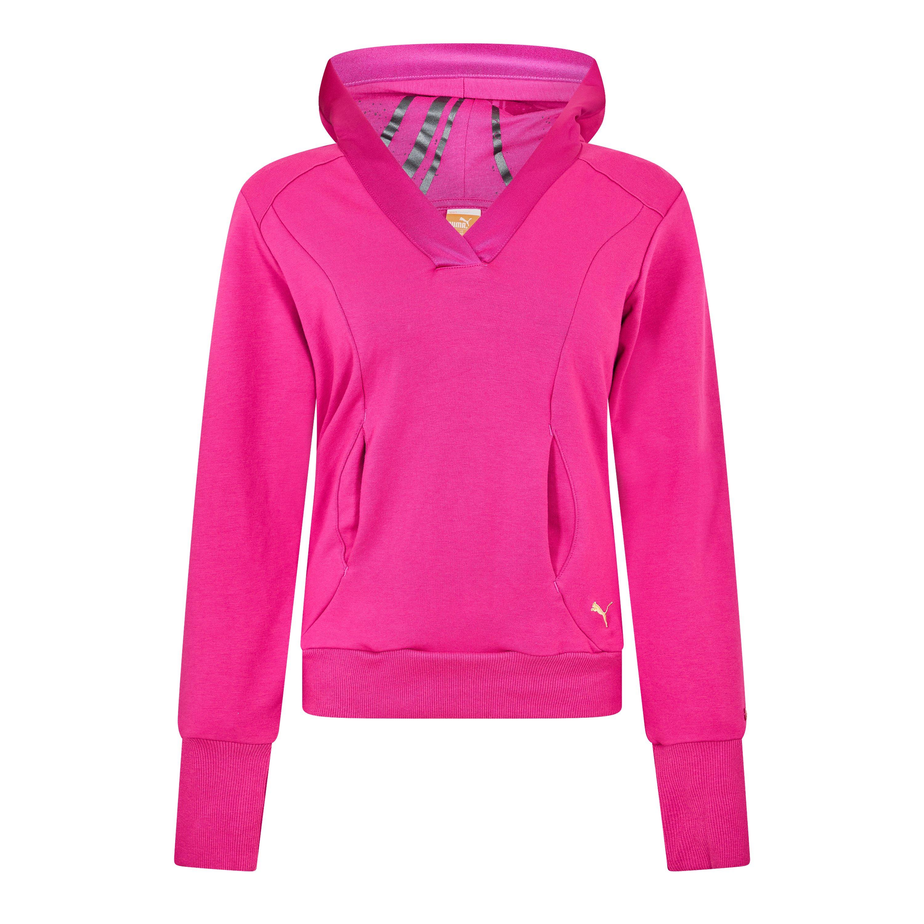 Pink - Puma - Graphic Hooded Sweat Womens - 1