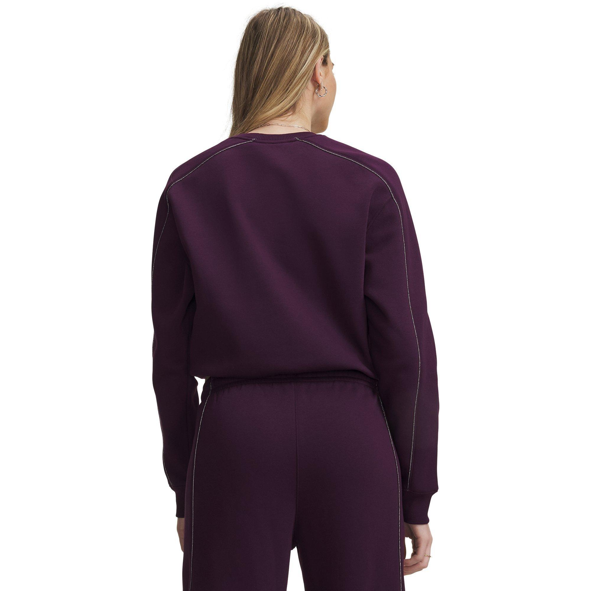 Purple/M.Silver - Under Armour - UA Shimmer Crew Ld71 - 2