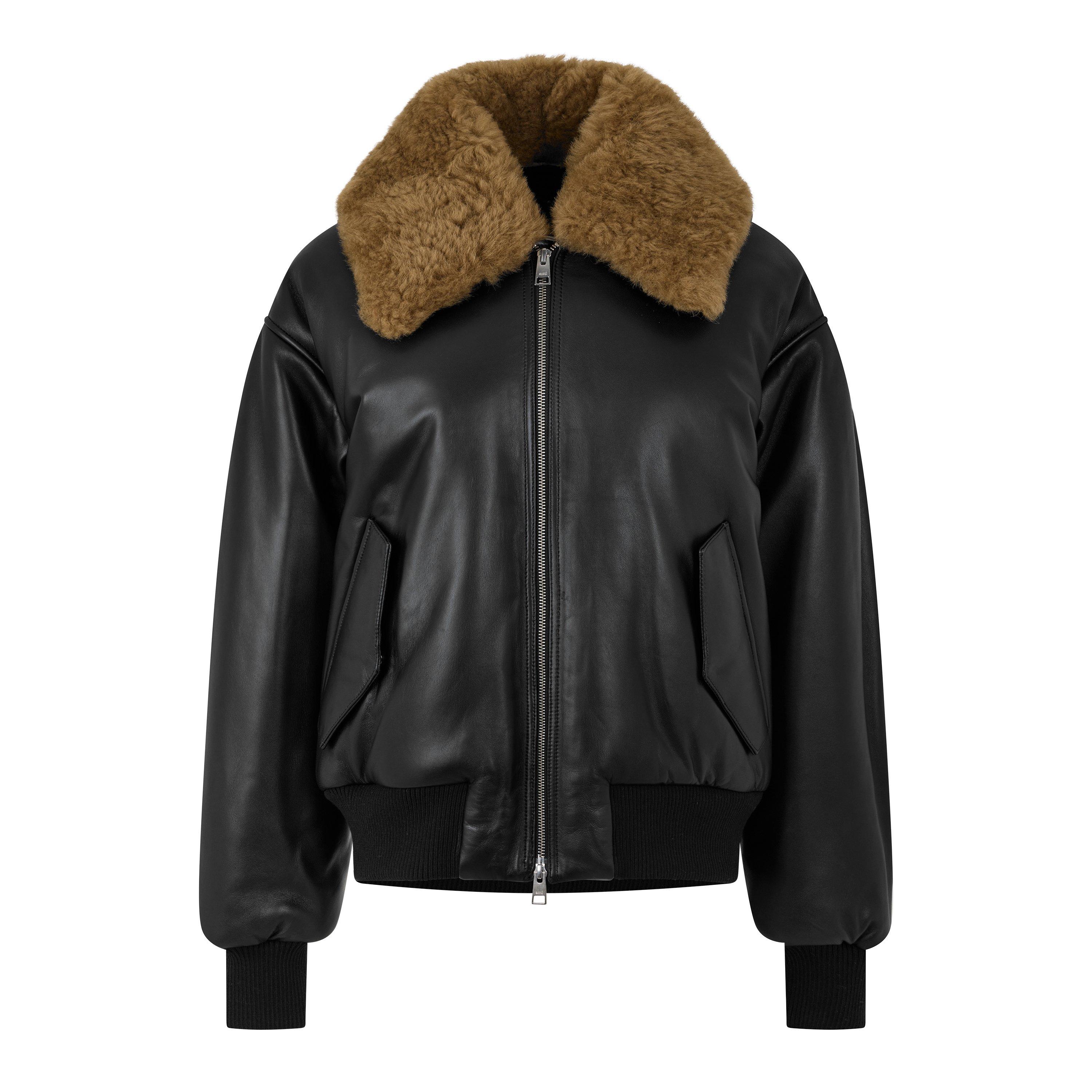 Black - Ami Paris - Ami Shearlng Bomber Ld63 - 1
