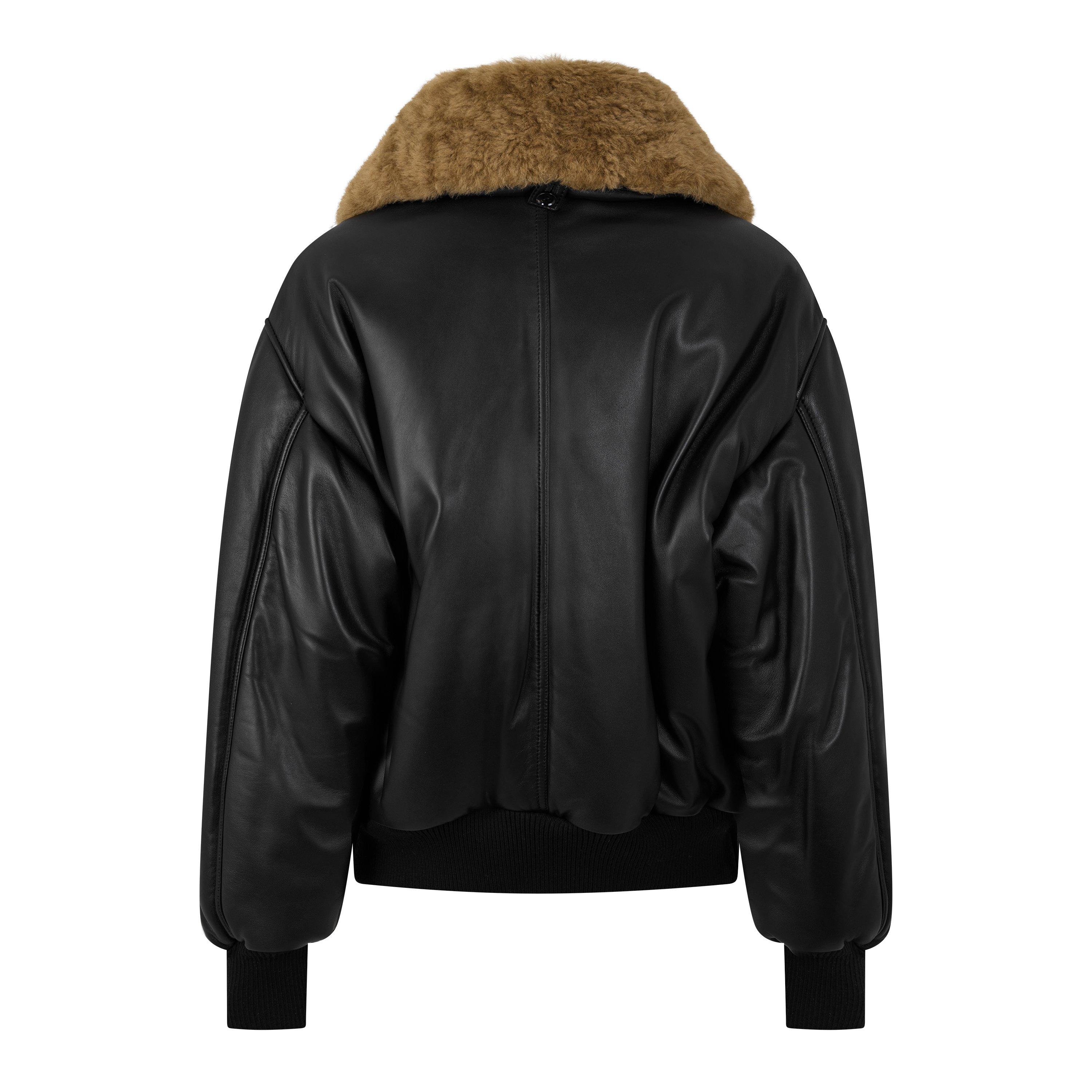 Black - Ami Paris - Ami Shearlng Bomber Ld63 - 2