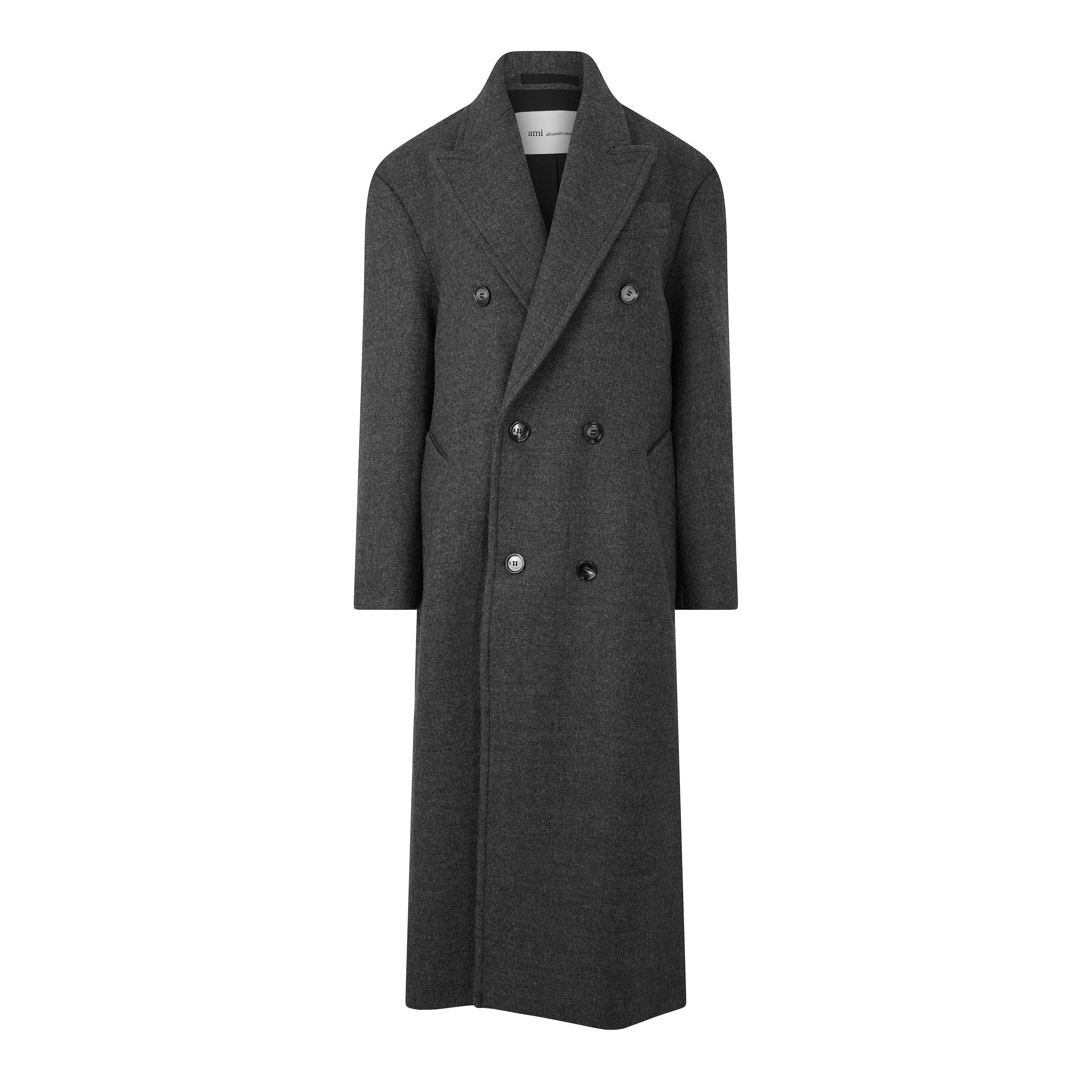 Grey Carbone - Ami Paris - Ami Cozy Coat Ld63 - 1