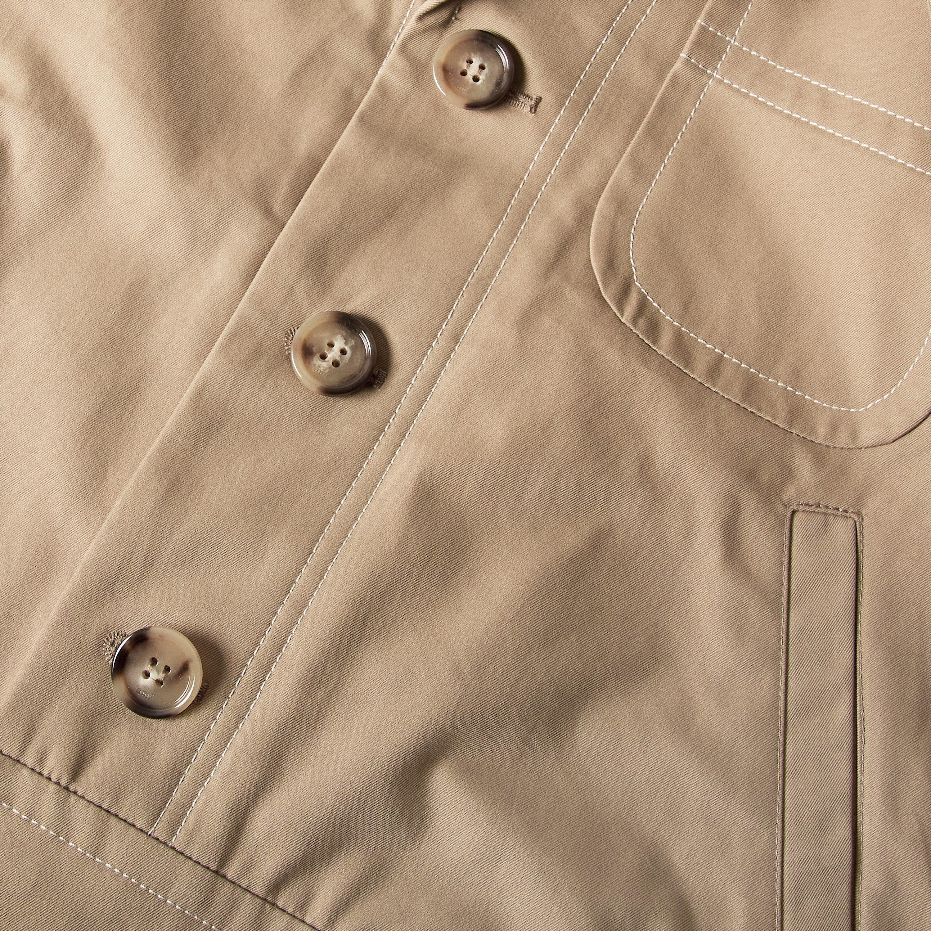 BEIGE TAUPE - Ami Paris - Women's Buttoned Hybrid Jacket - 5