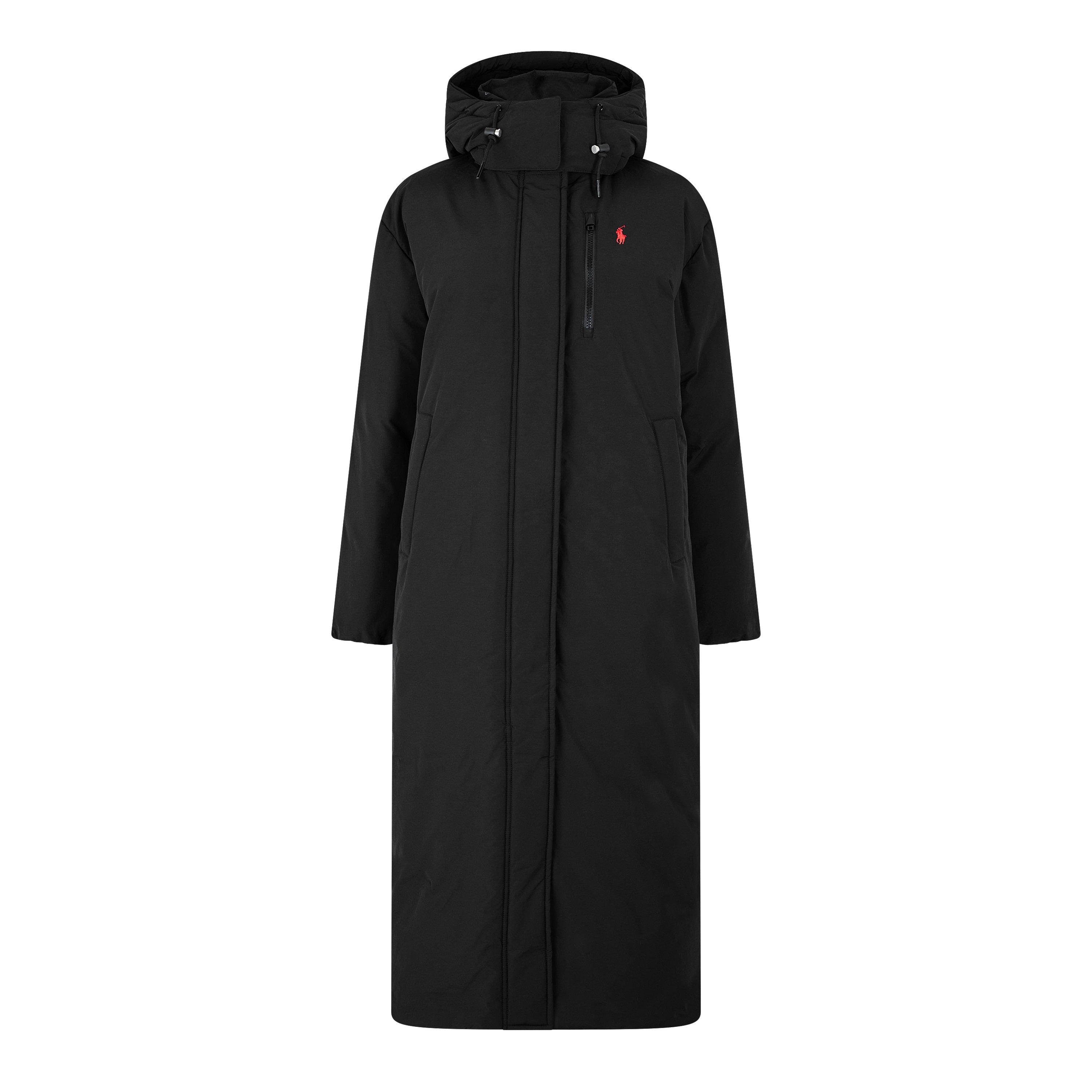 POLO BLACK - Polo Ralph Lauren - Women's Woven Full-Zip Long Puffer Jacket - 1