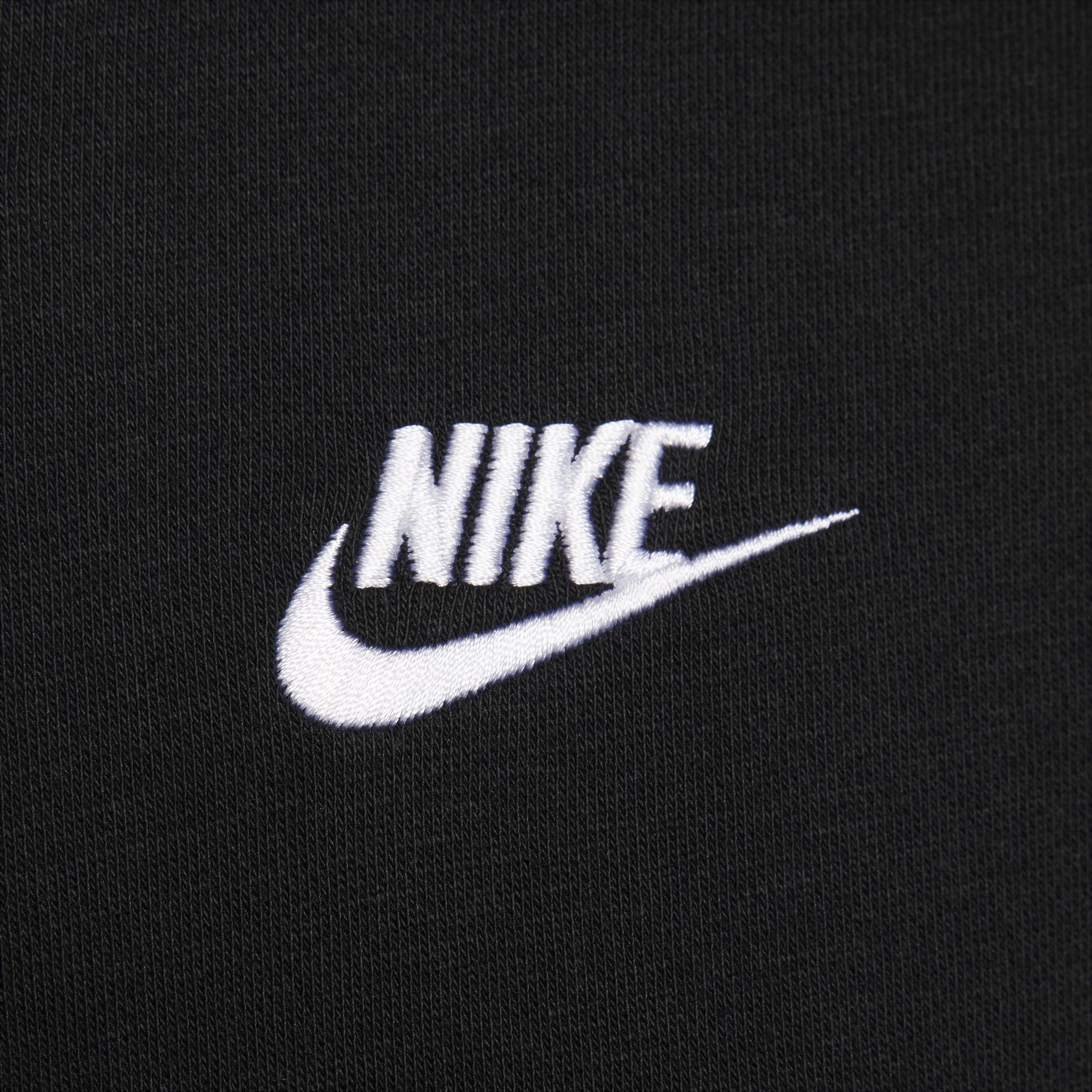 Black/White - Nike - Sportswear Club Hoodie Womens - 5