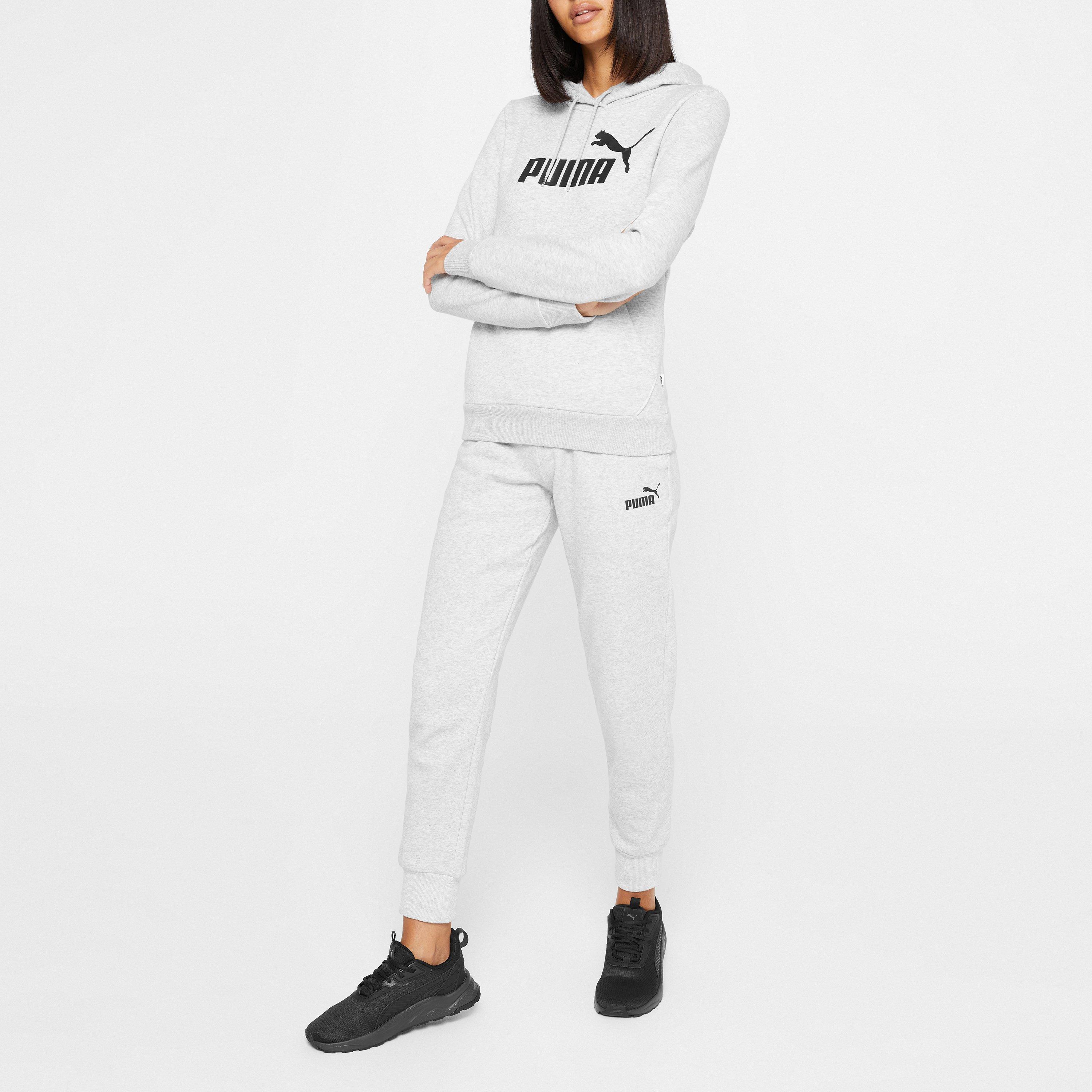 Grey - Puma - Logo Ladies Hoody - 2