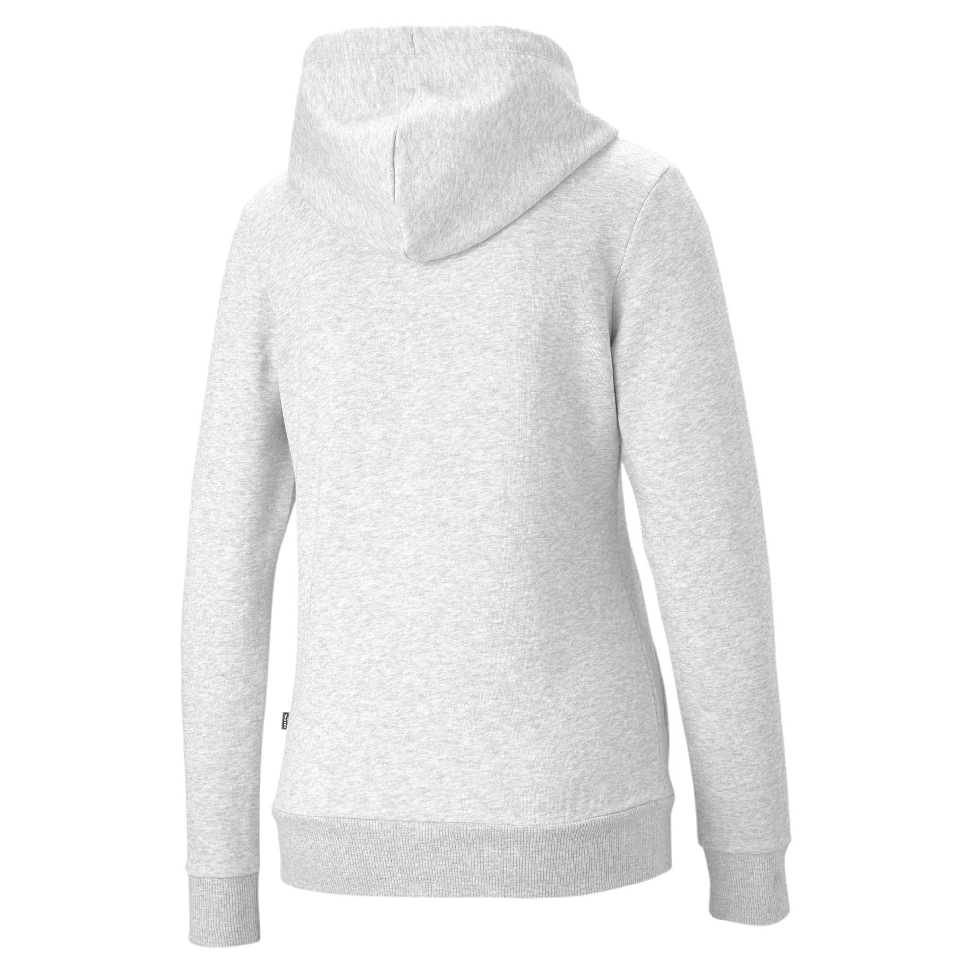 Grey - Puma - Logo Ladies Hoody - 5