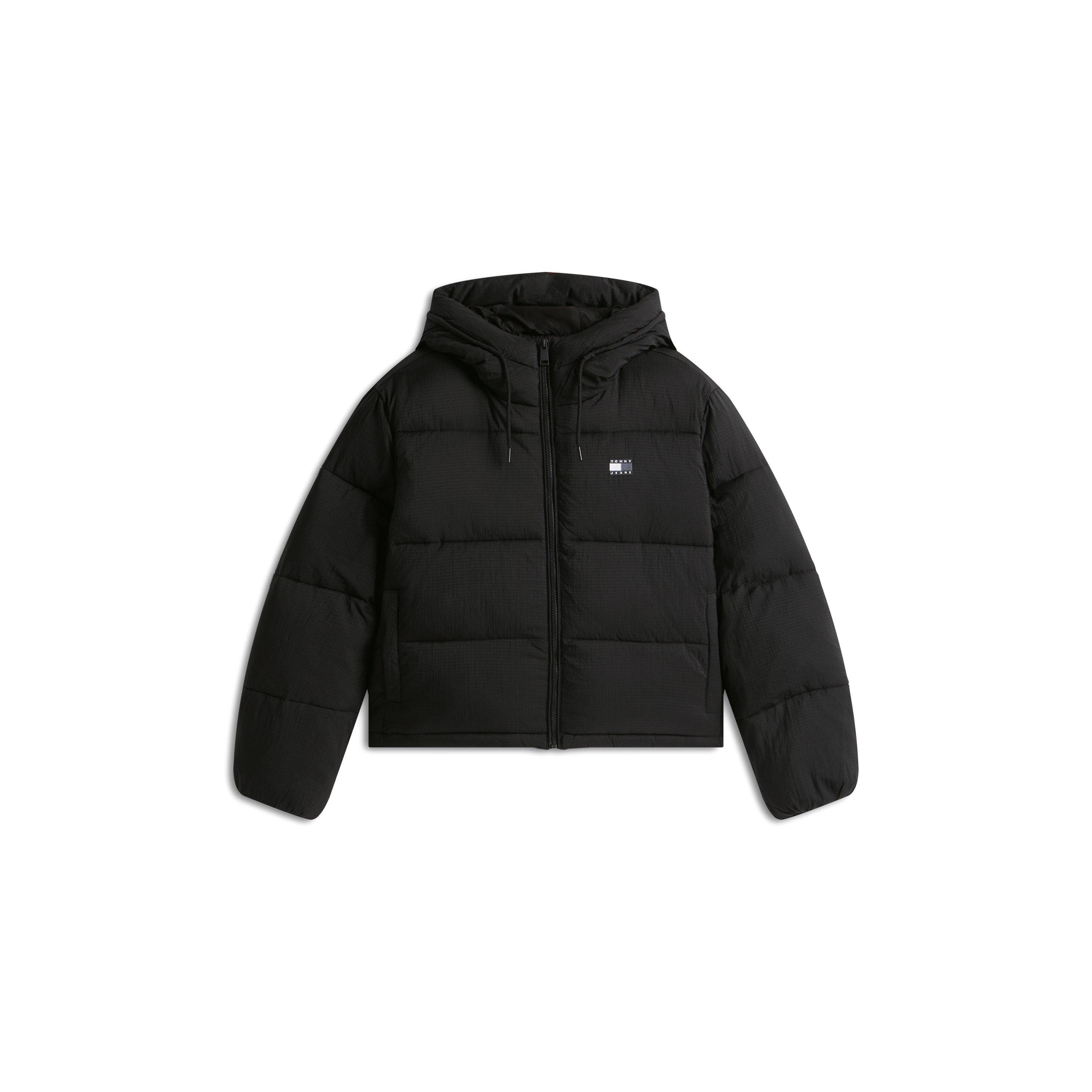 Black - Tommy Jeans - TJ Tjw Hooded Puf Jk Ld64 - 1