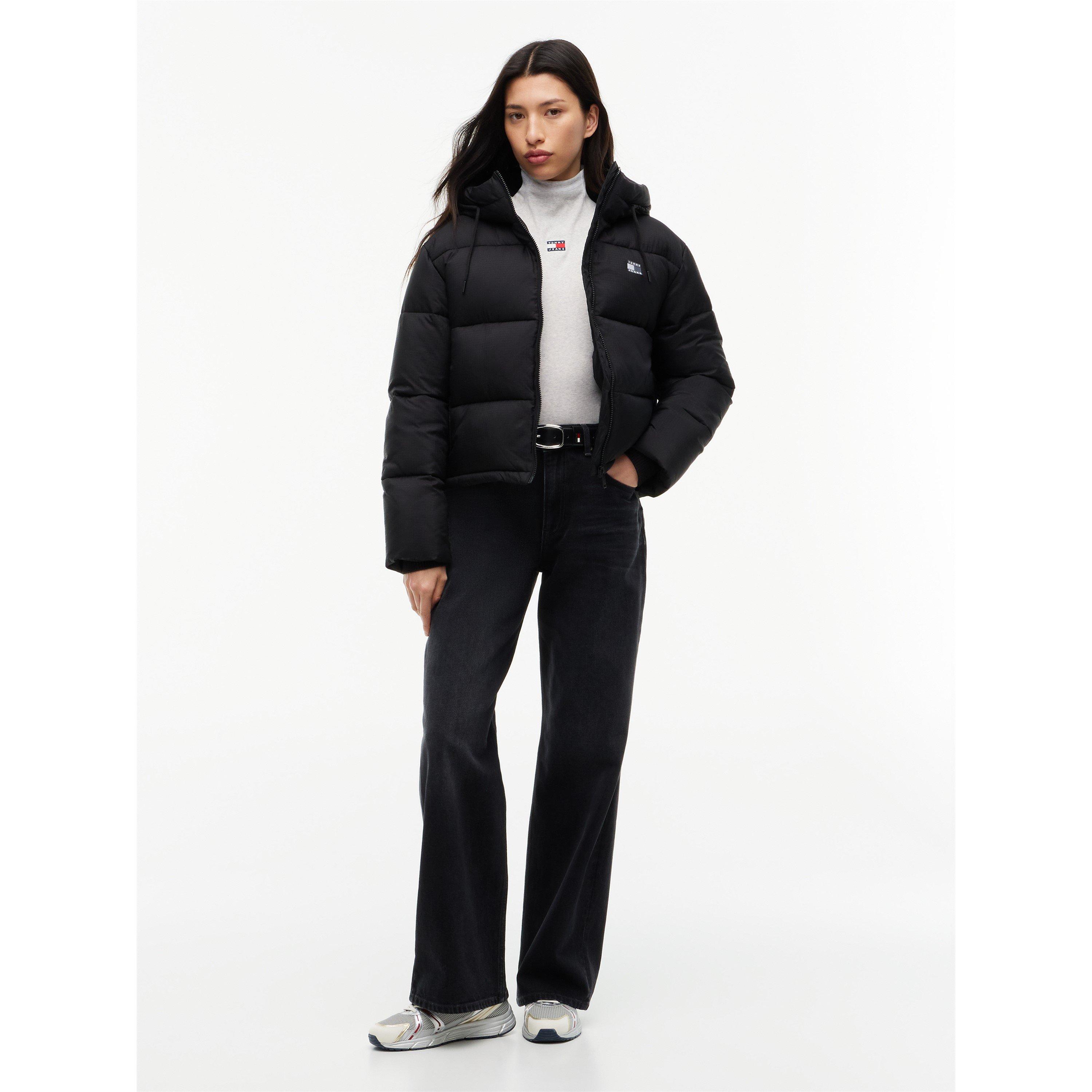 Black - Tommy Jeans - TJ Tjw Hooded Puf Jk Ld64 - 4