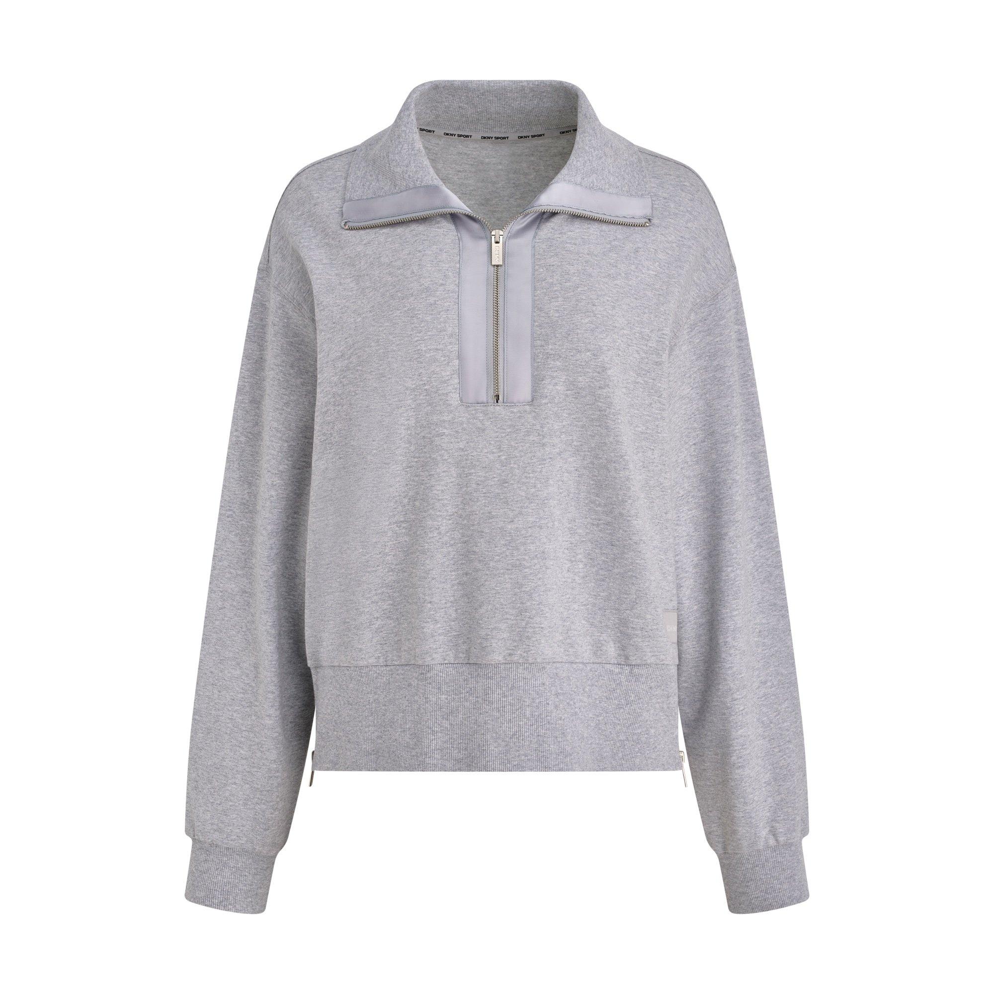 Parel Grijs Hthr - DKNY - DKNY 1/4 Zip Flc Ld71 - 7