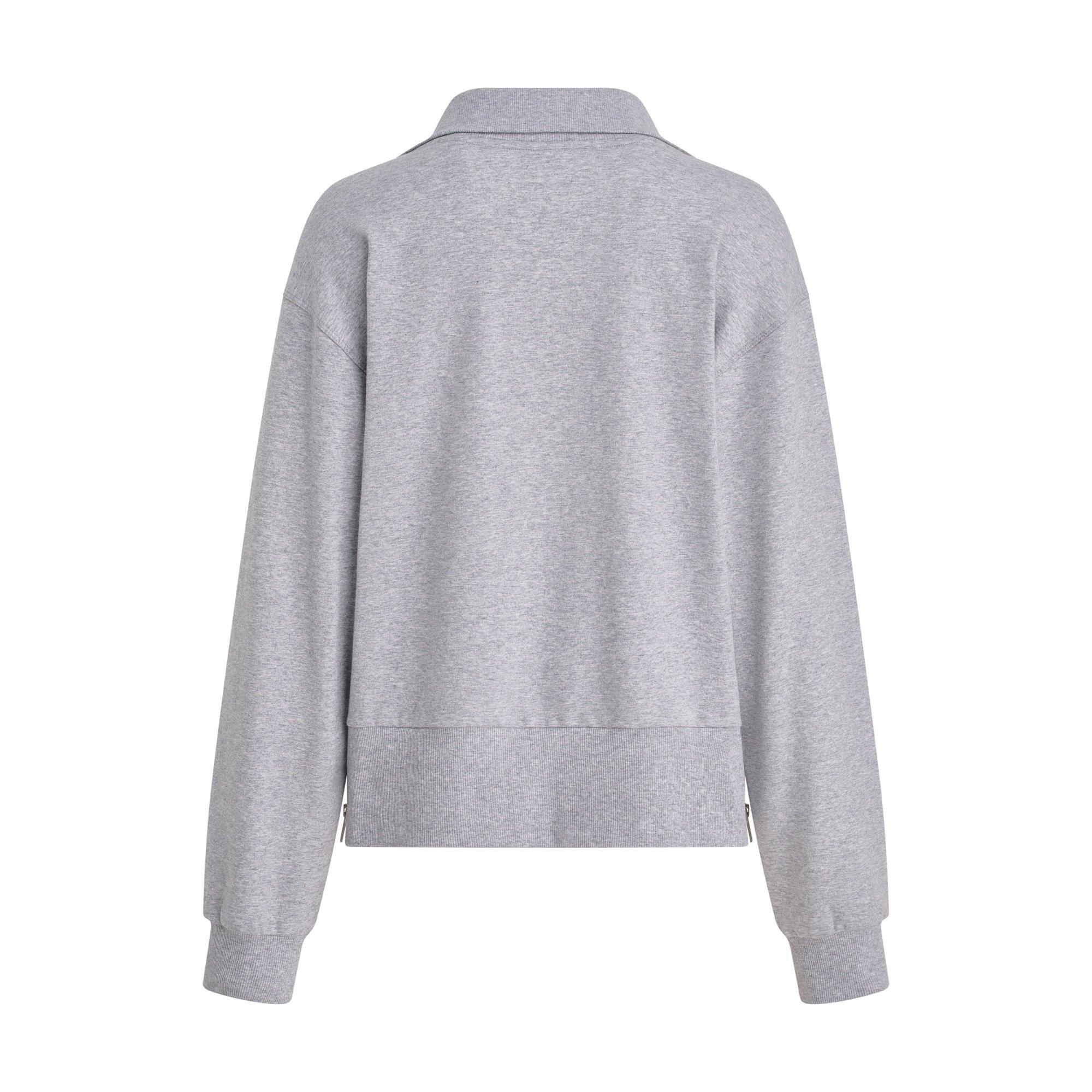 Parel Grijs Hthr - DKNY - DKNY 1/4 Zip Flc Ld71 - 8