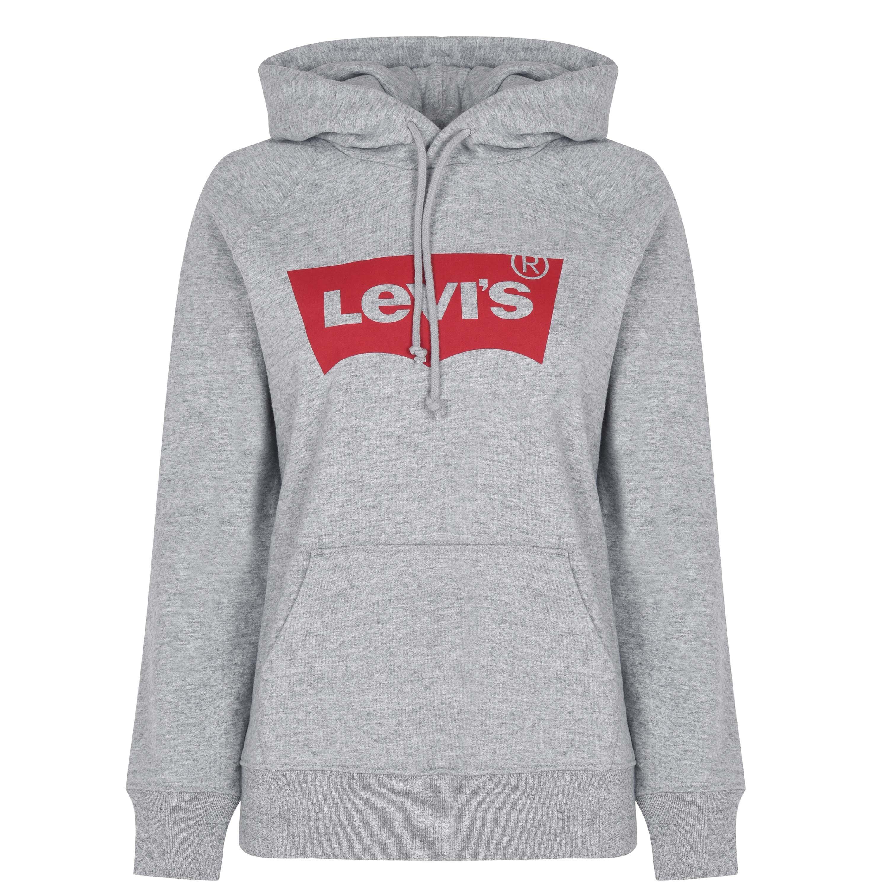 Grey - Levis - Batwing OTH Hoodie - 1