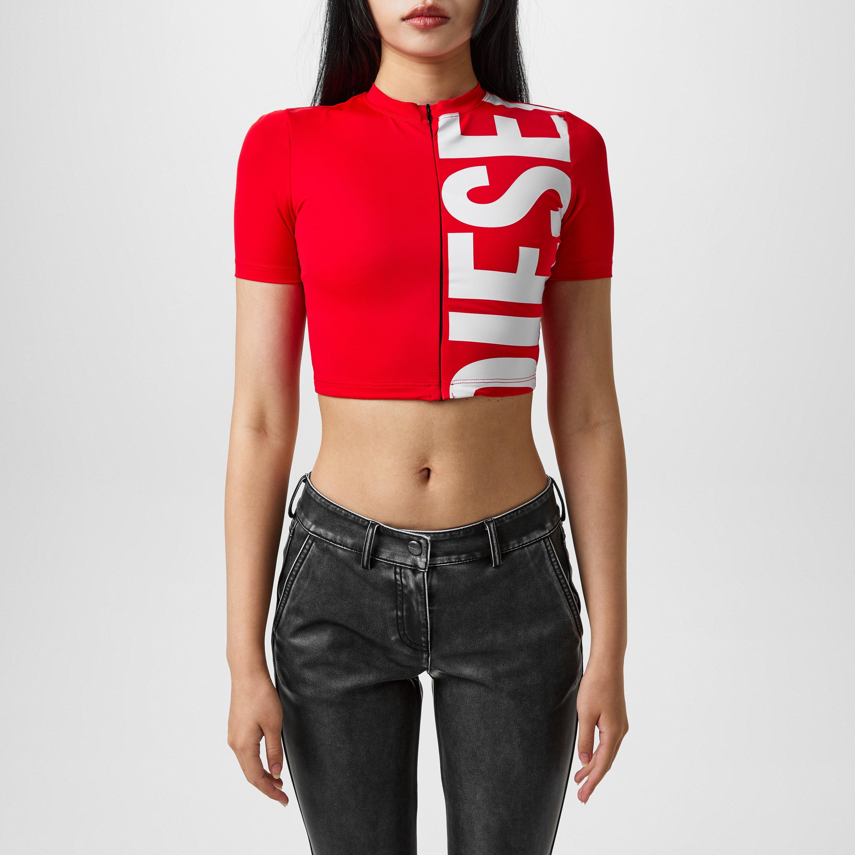 Red - Diesel - Beach T-Shirt - 1