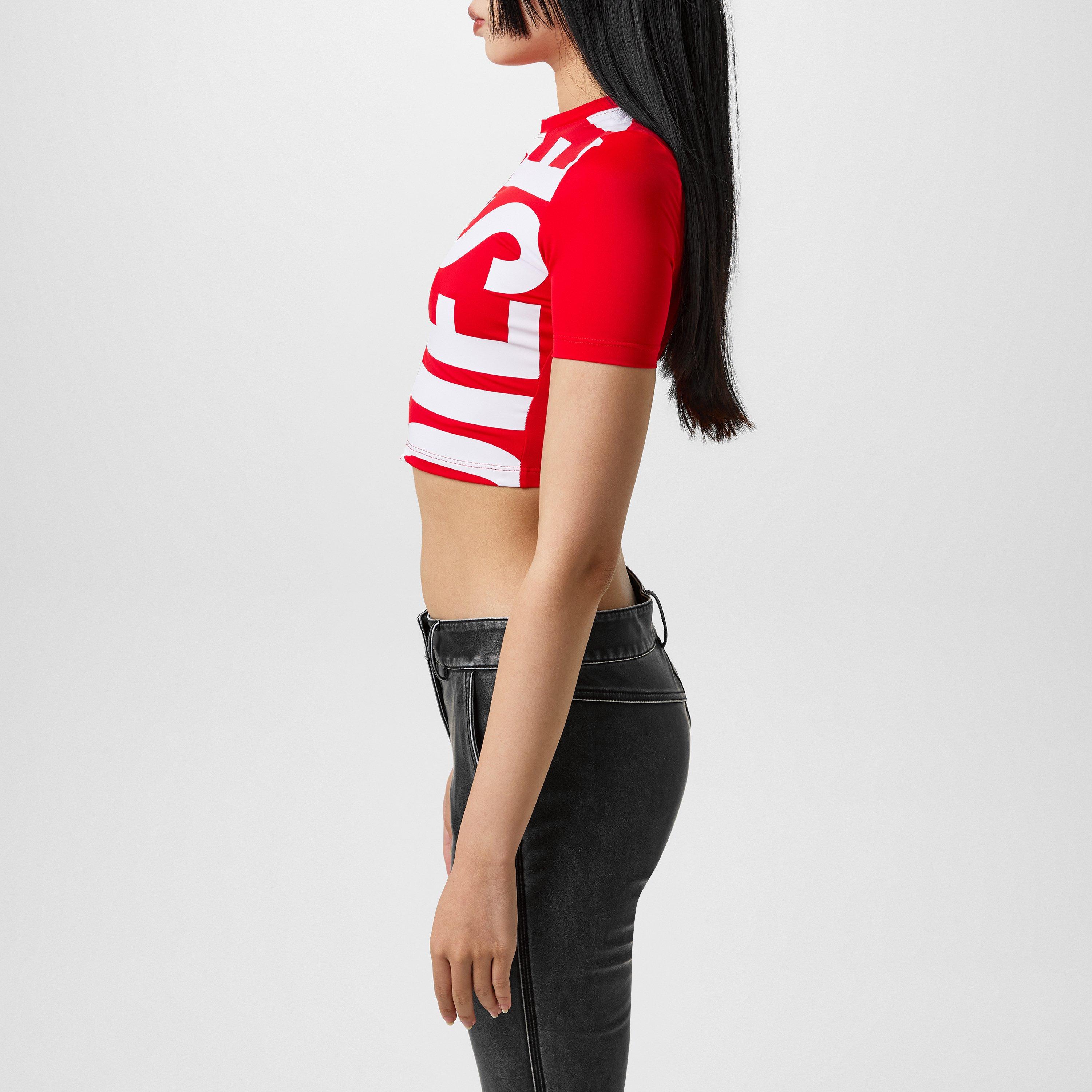 Red - Diesel - Beach T-Shirt - 2