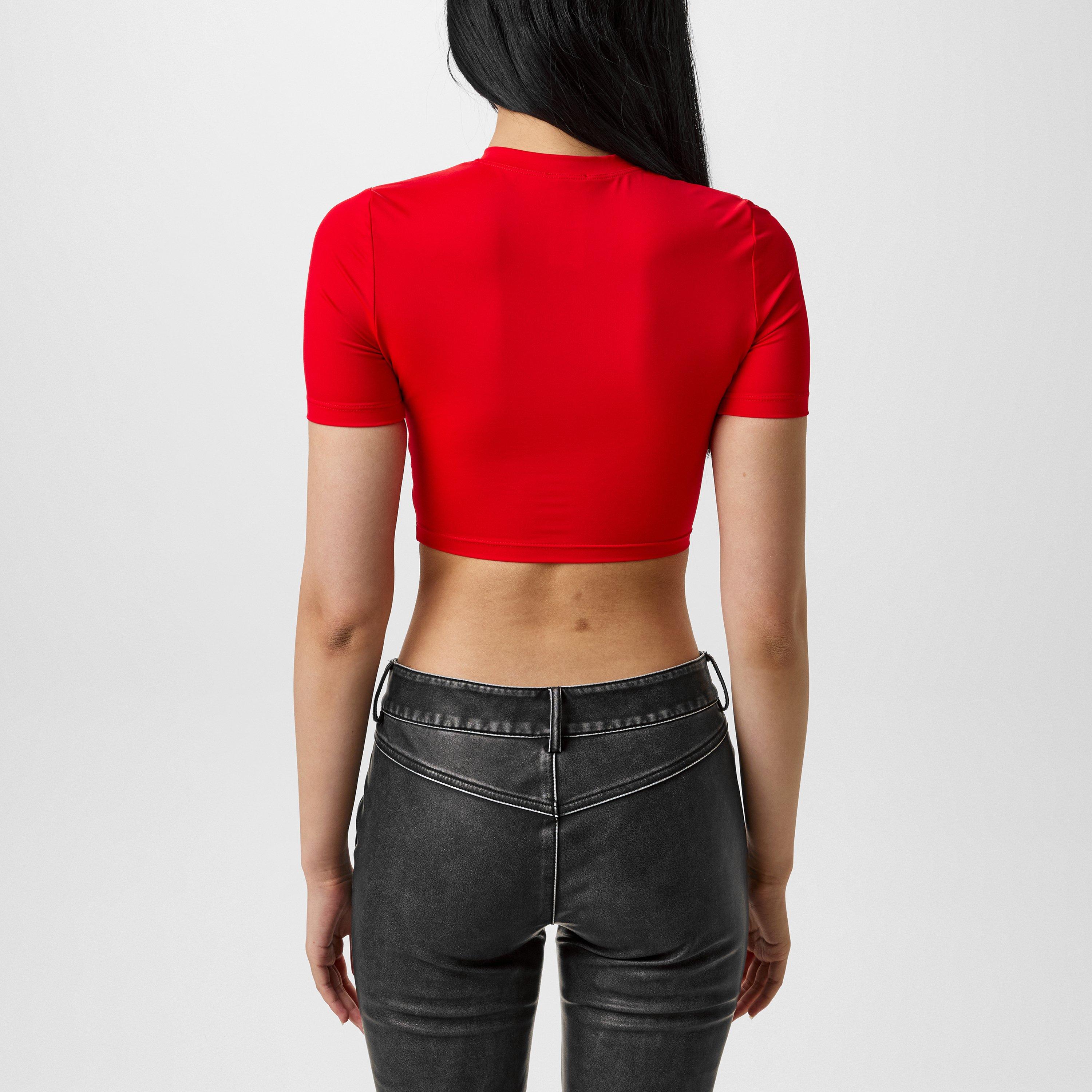 Red - Diesel - Beach T-Shirt - 3