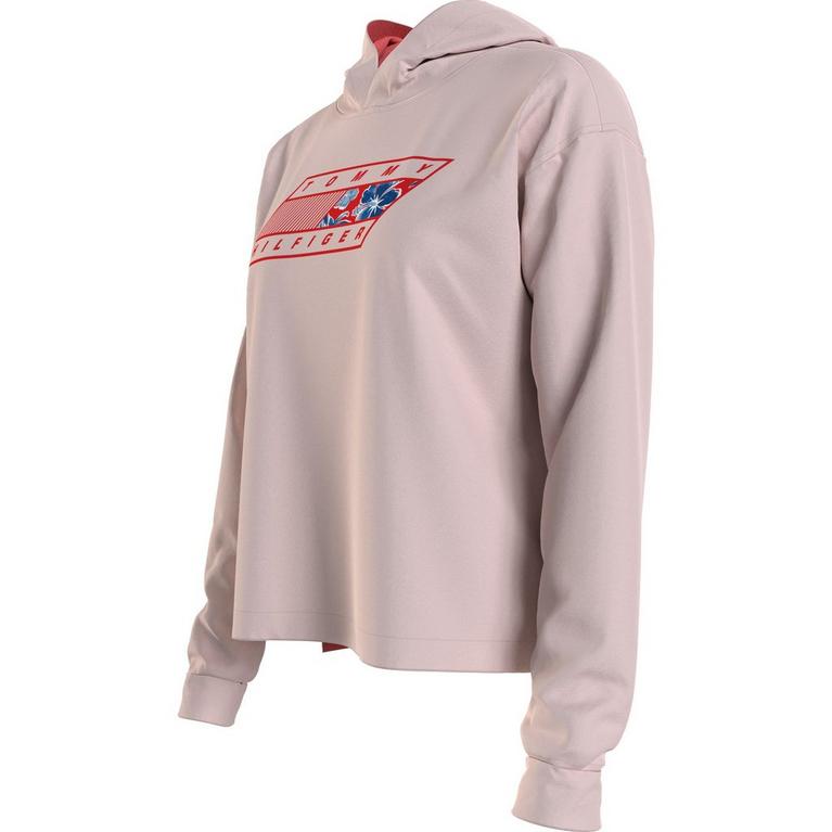 Rose - Tommy Sport - The North Face Snow Maven hoodie in grey - 3