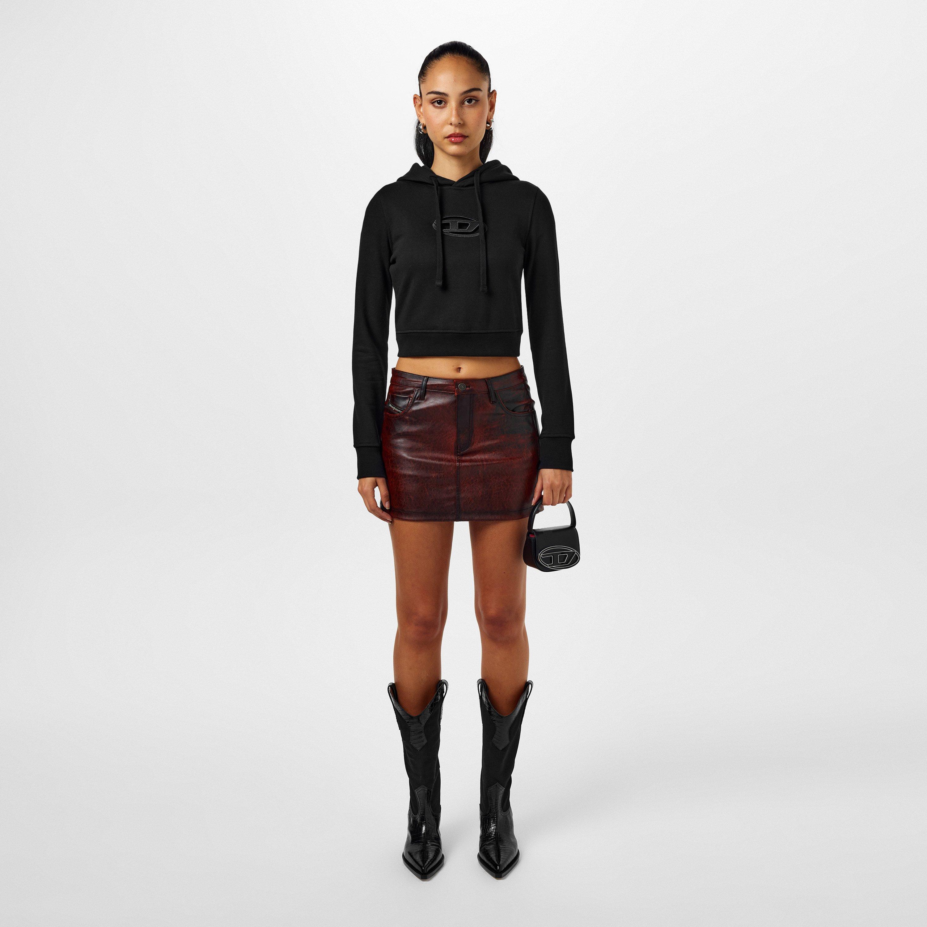 Black - Diesel - Slim Hoodie - 4