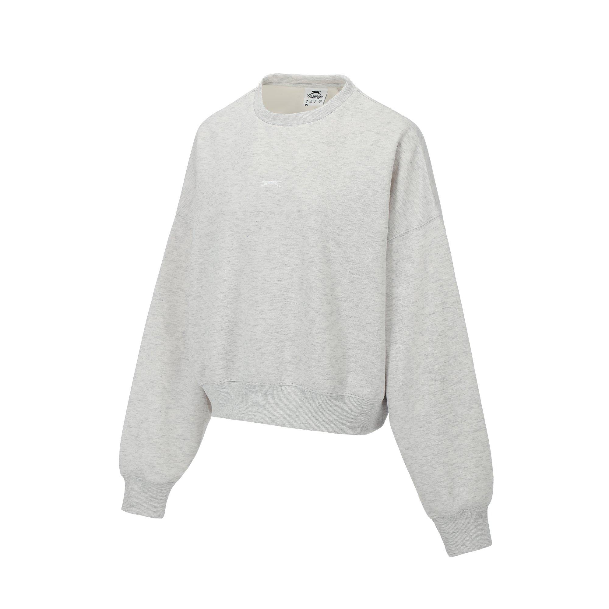 Grey Marl - Slazenger - Crew Jumper Ladies - 4