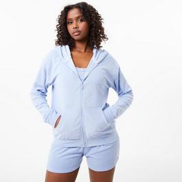 Slazenger ft. Wolfie Cindy Towelling Zip Hoodie