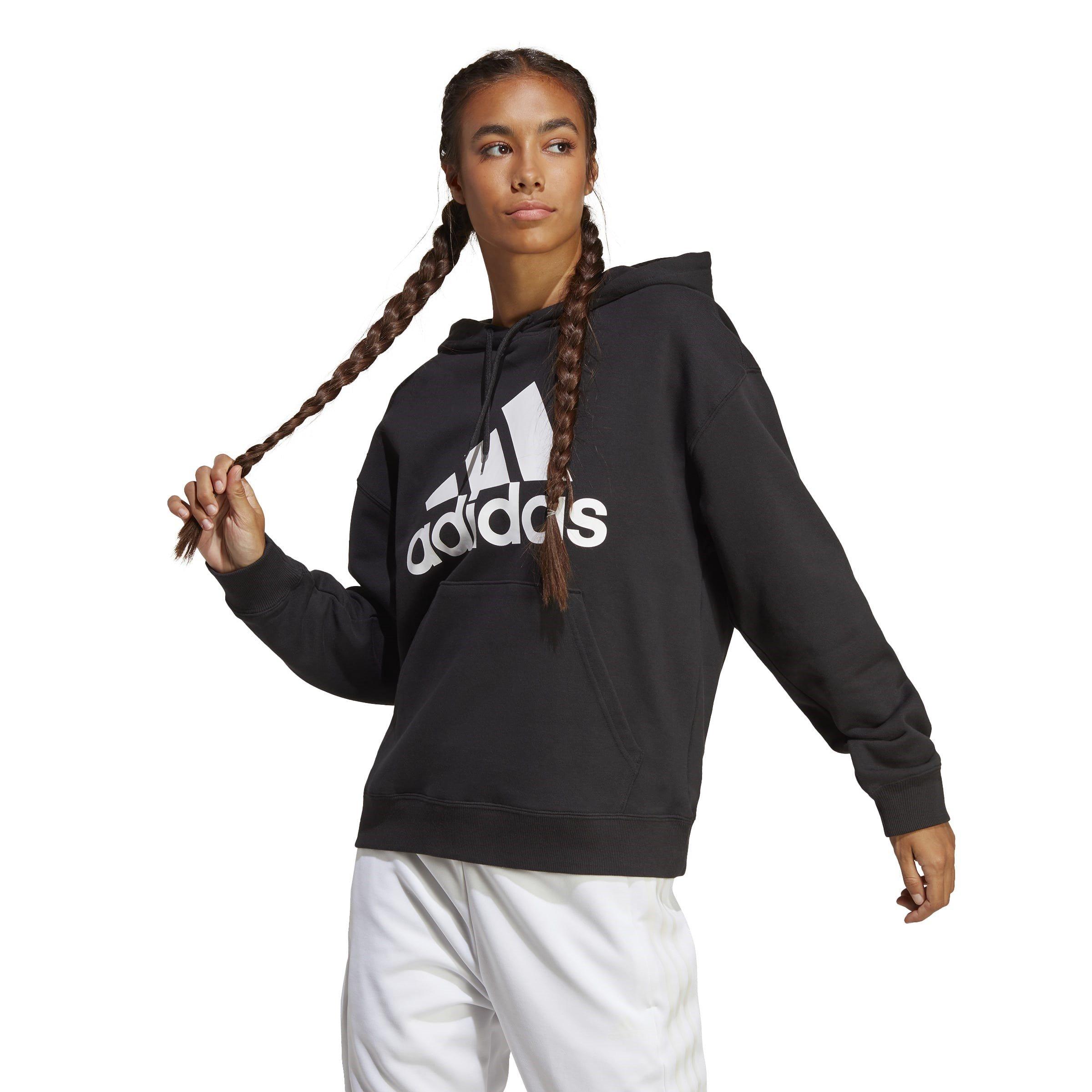 Sort/Hvid - adidas - Badge of Sport Hoodie Ladies - 2