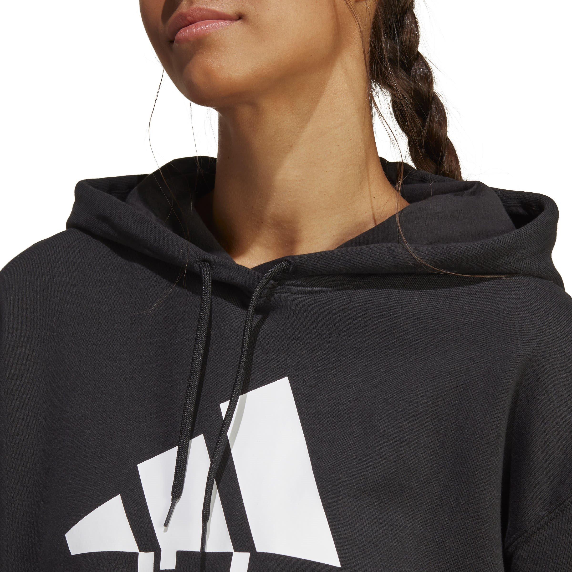 Sort/Hvid - adidas - Badge of Sport Hoodie Ladies - 5