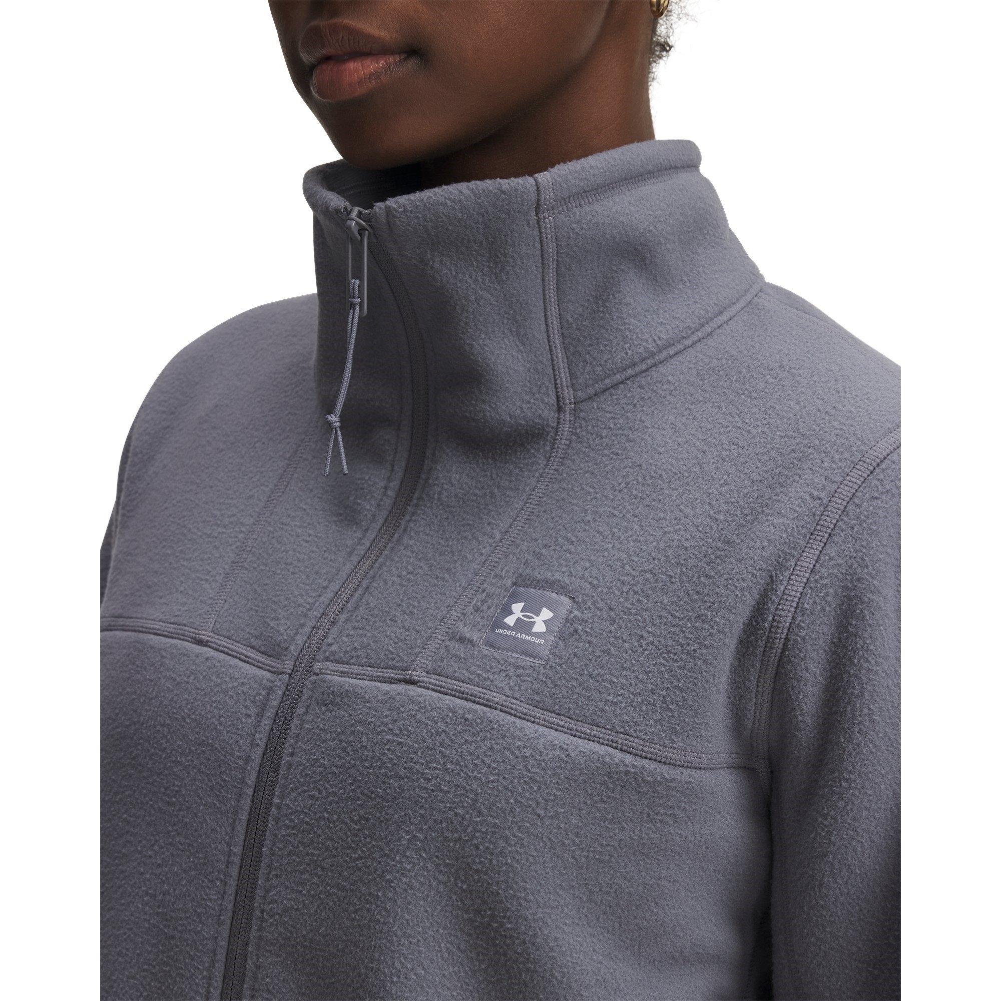 Titan Gray - Under Armour - Expanse Fleece Full-Zip Hoodie - 3