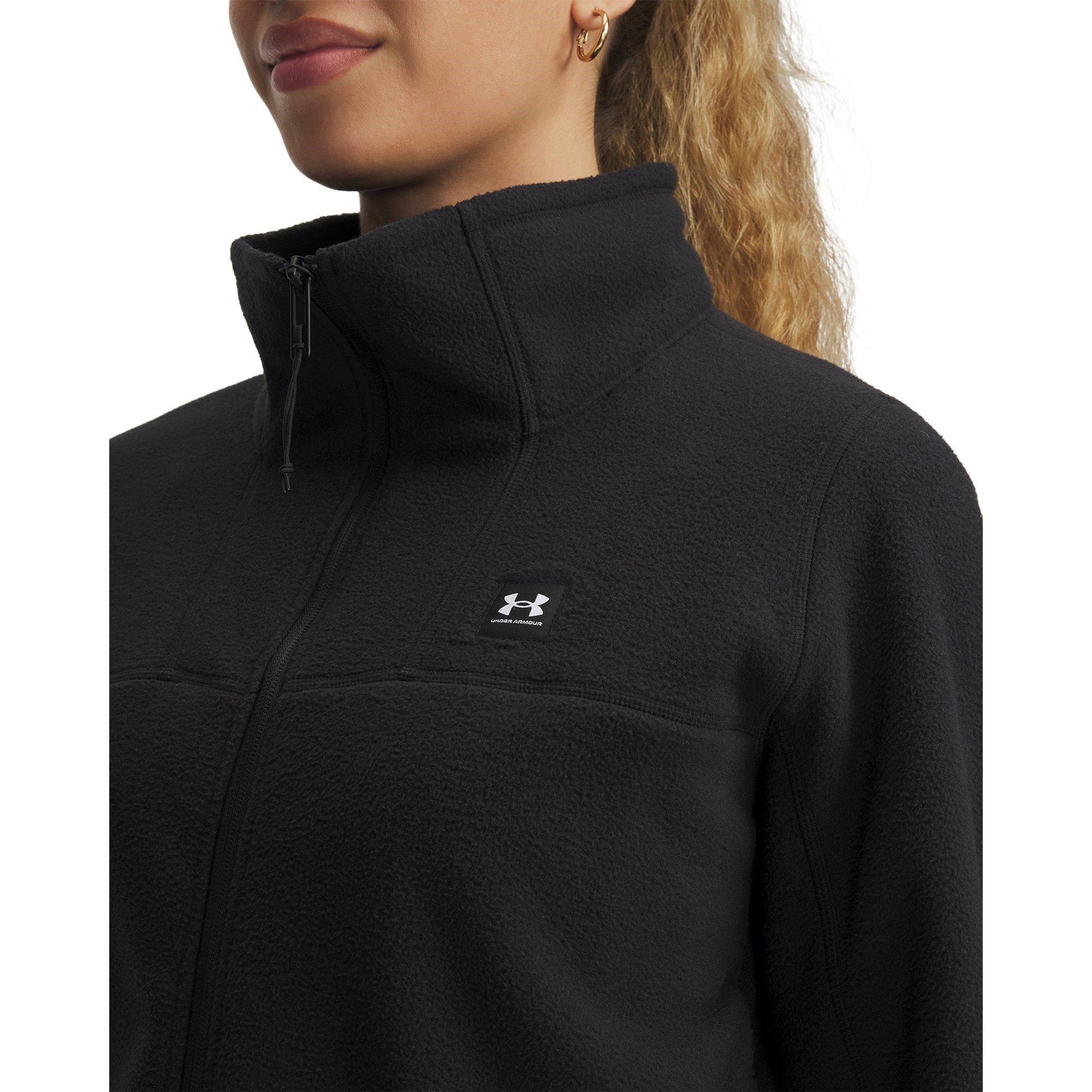 Preto - Under Armour - Expanse Fleece Full-Zip Hoodie - 3