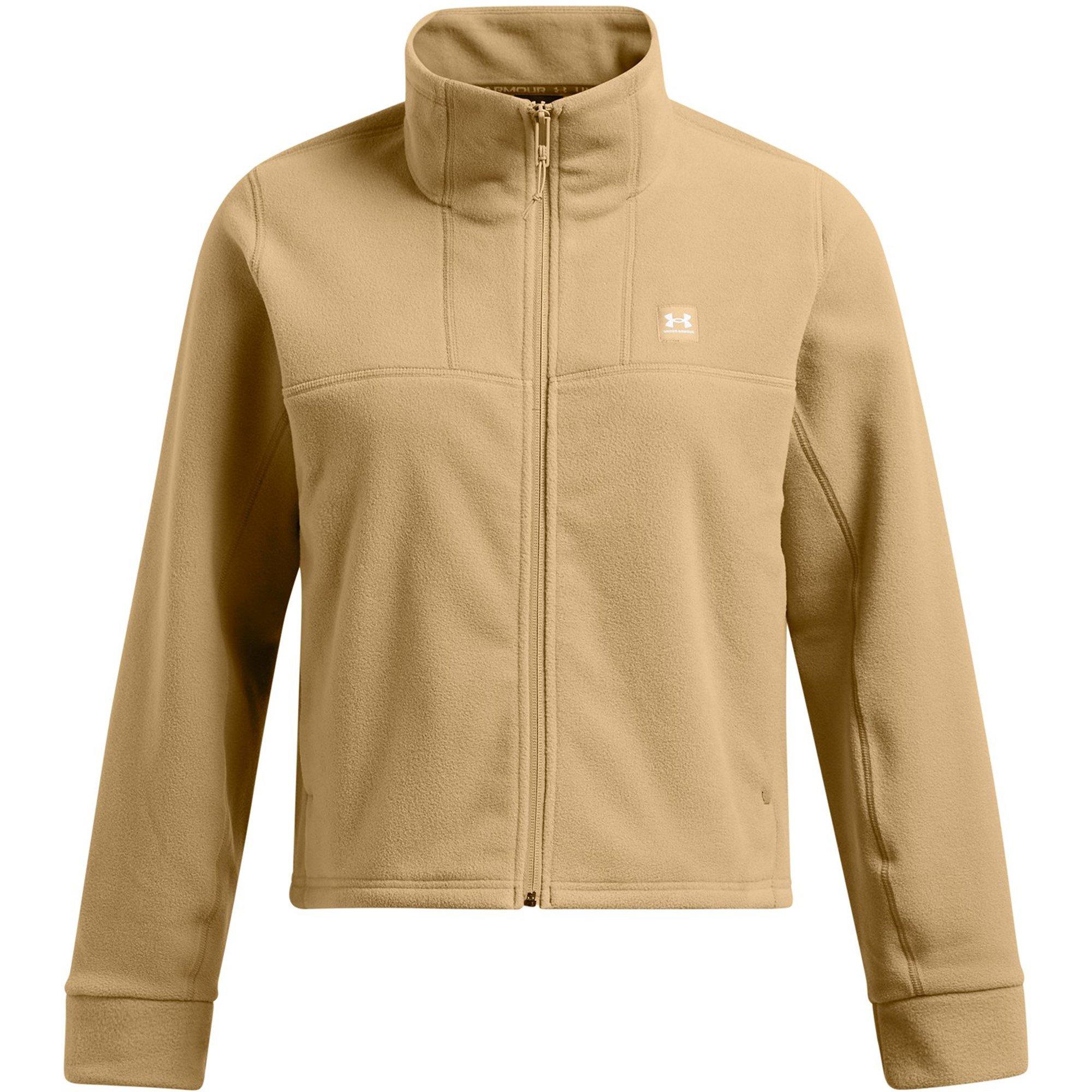 Brown - Under Armour - Women's Expanse Fleece Full-Zip Hoodie - 1