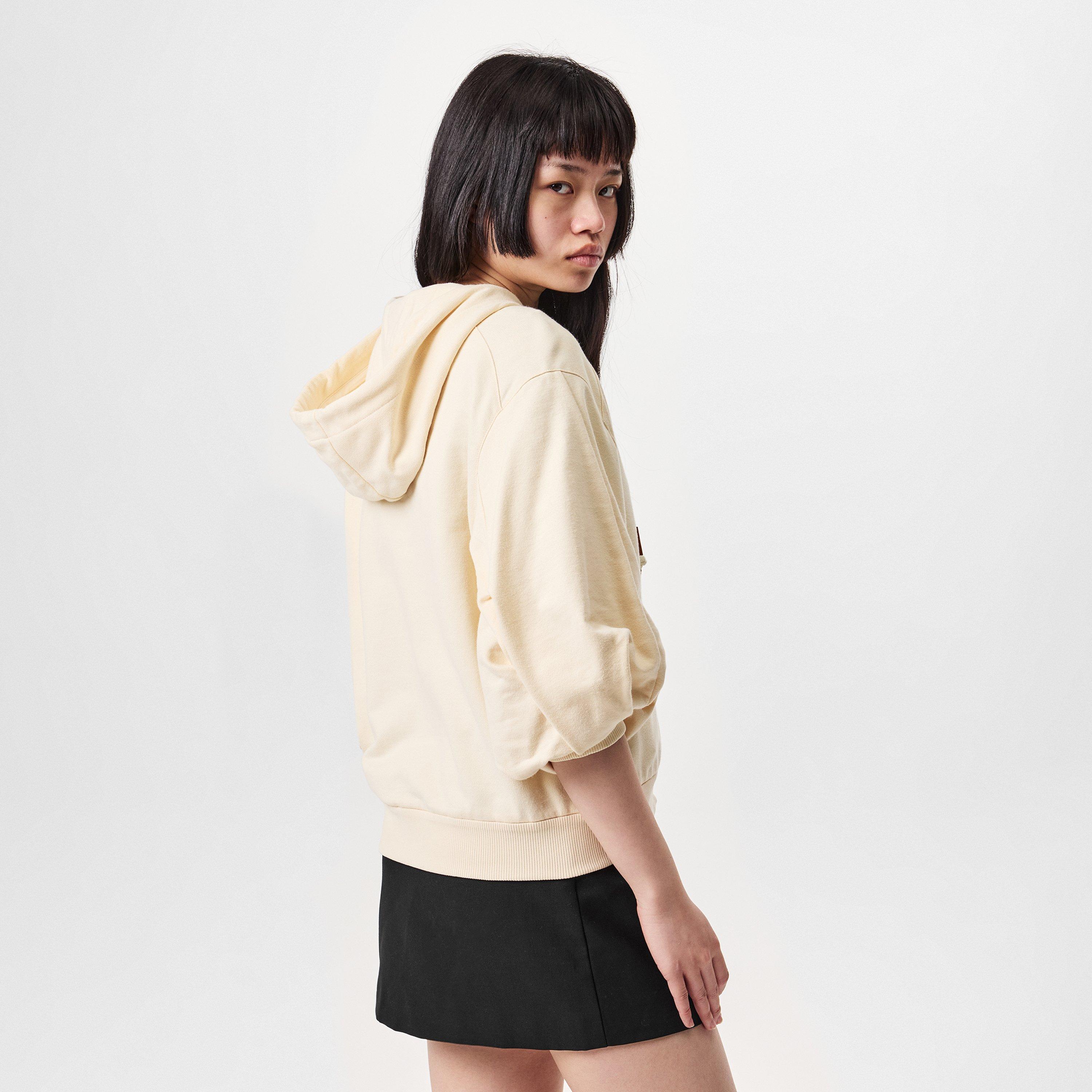 Cream 050 - Moncler - Zip-Up Hoodie - 4