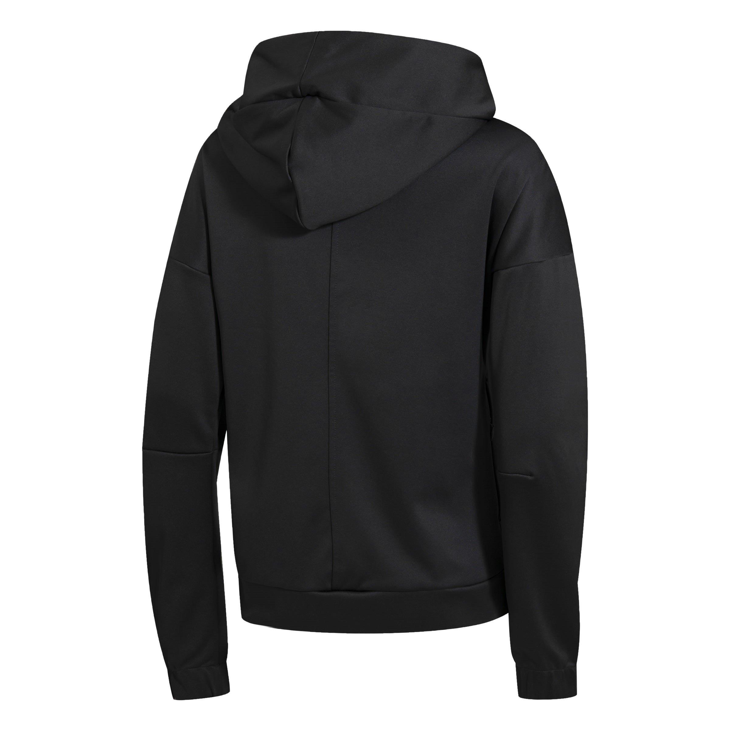 Black - adidas - Sportswear Most Versatile Player Zip Hooded Sweatshirt Womens - 2