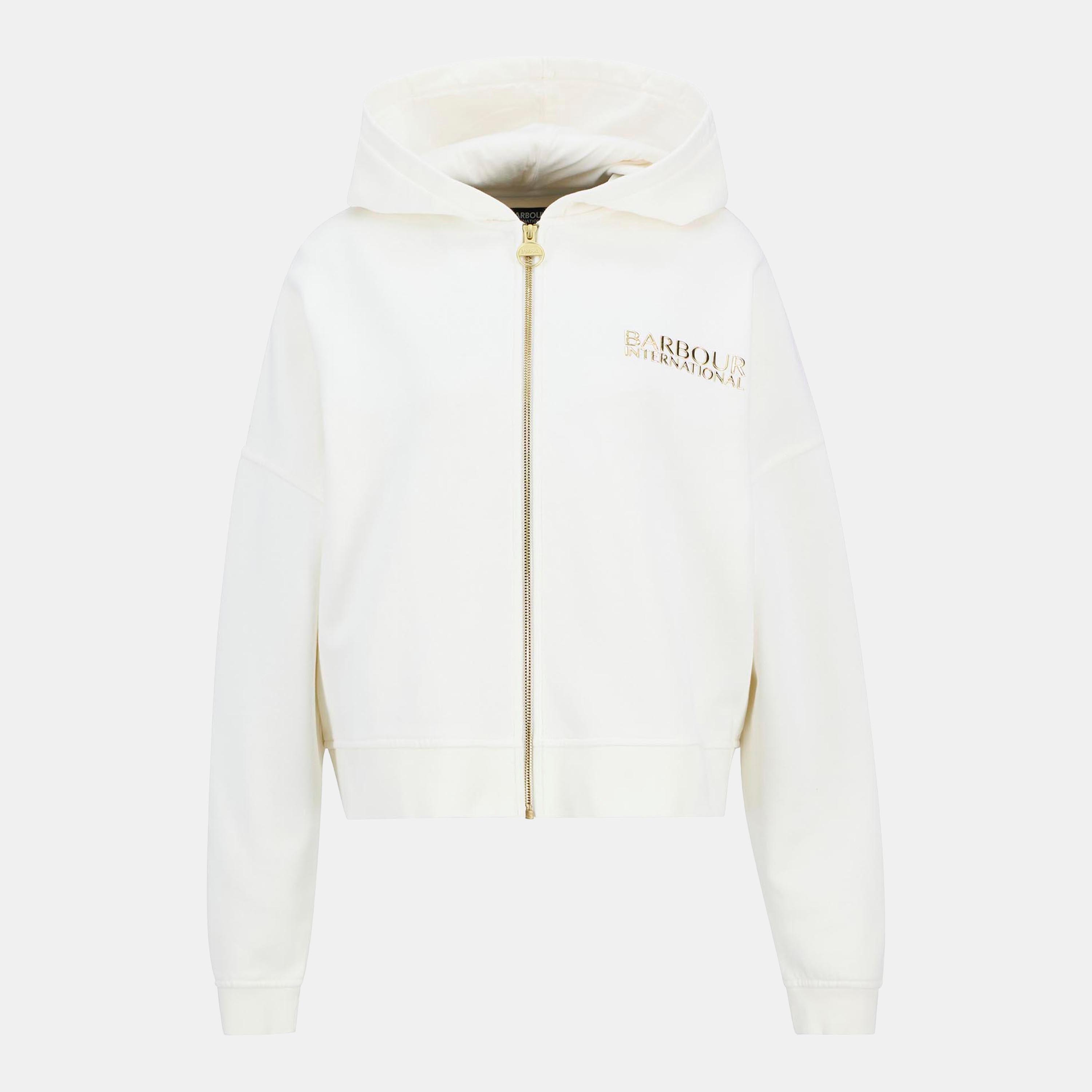 Off White - Barbour International - Lana Zip-Up Hoodie - 1