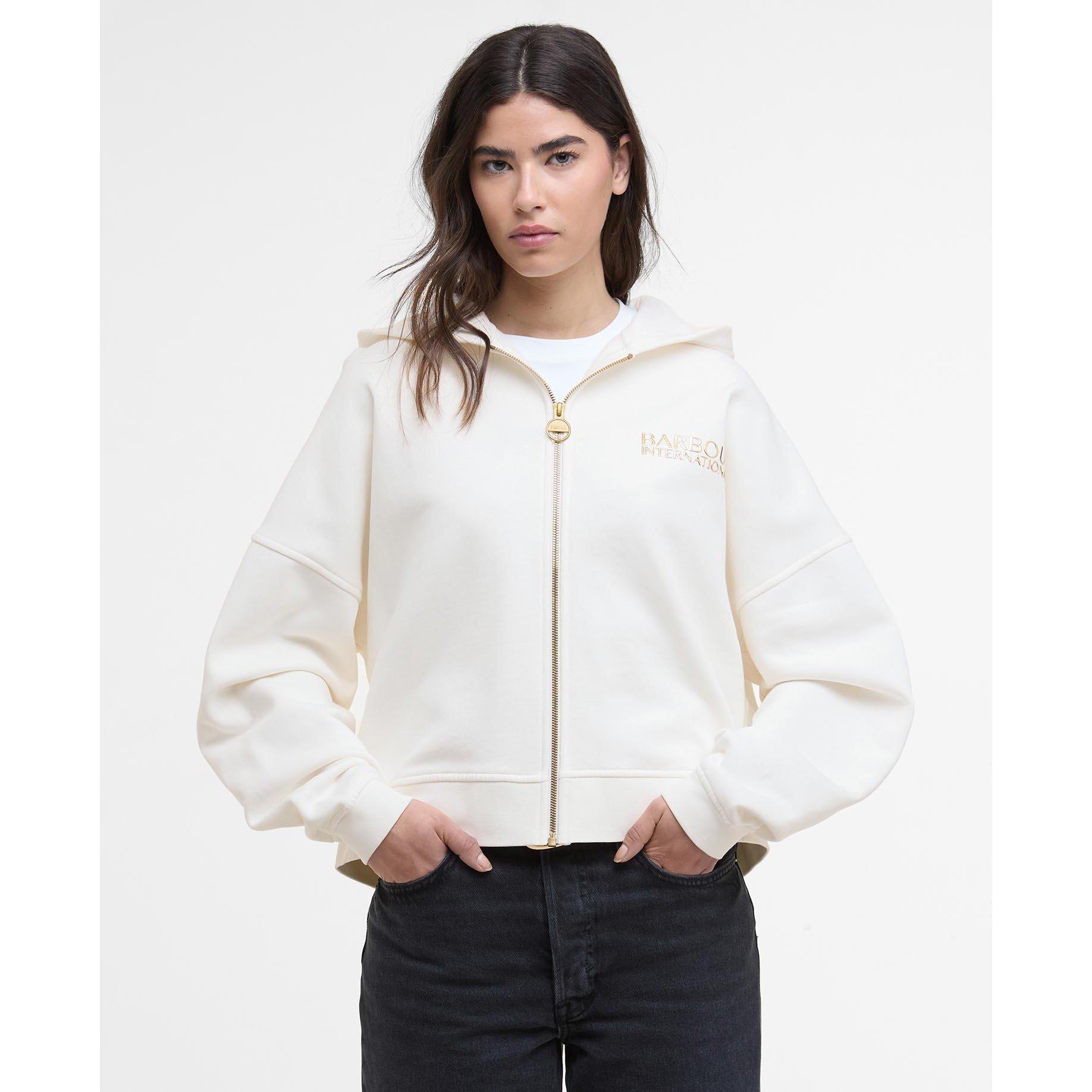 Off White - Barbour International - Lana Zip-Up Hoodie - 2