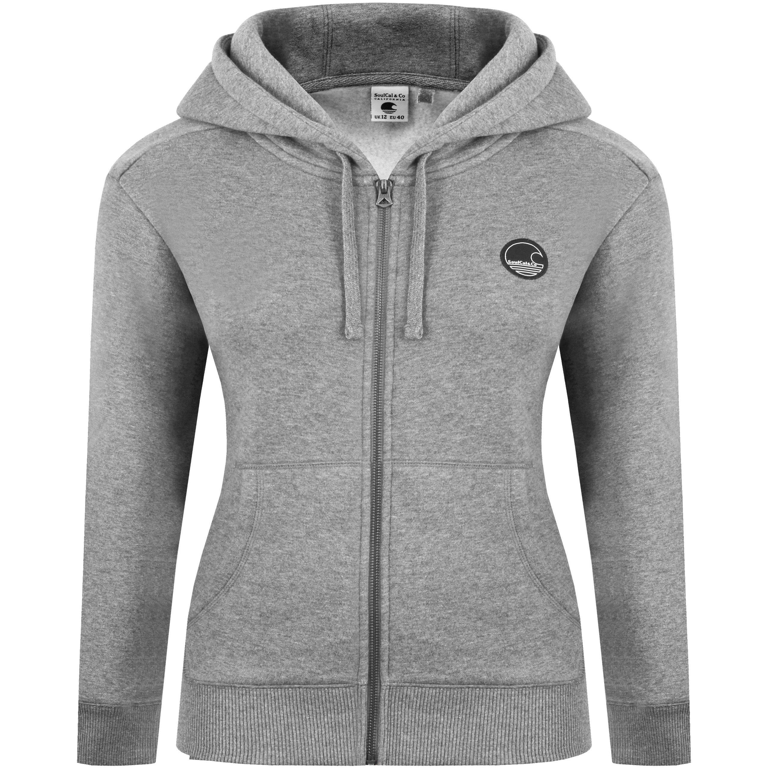 Donker Houtskool M - SoulCal - Signature Zip Hoodie Ladies - 1