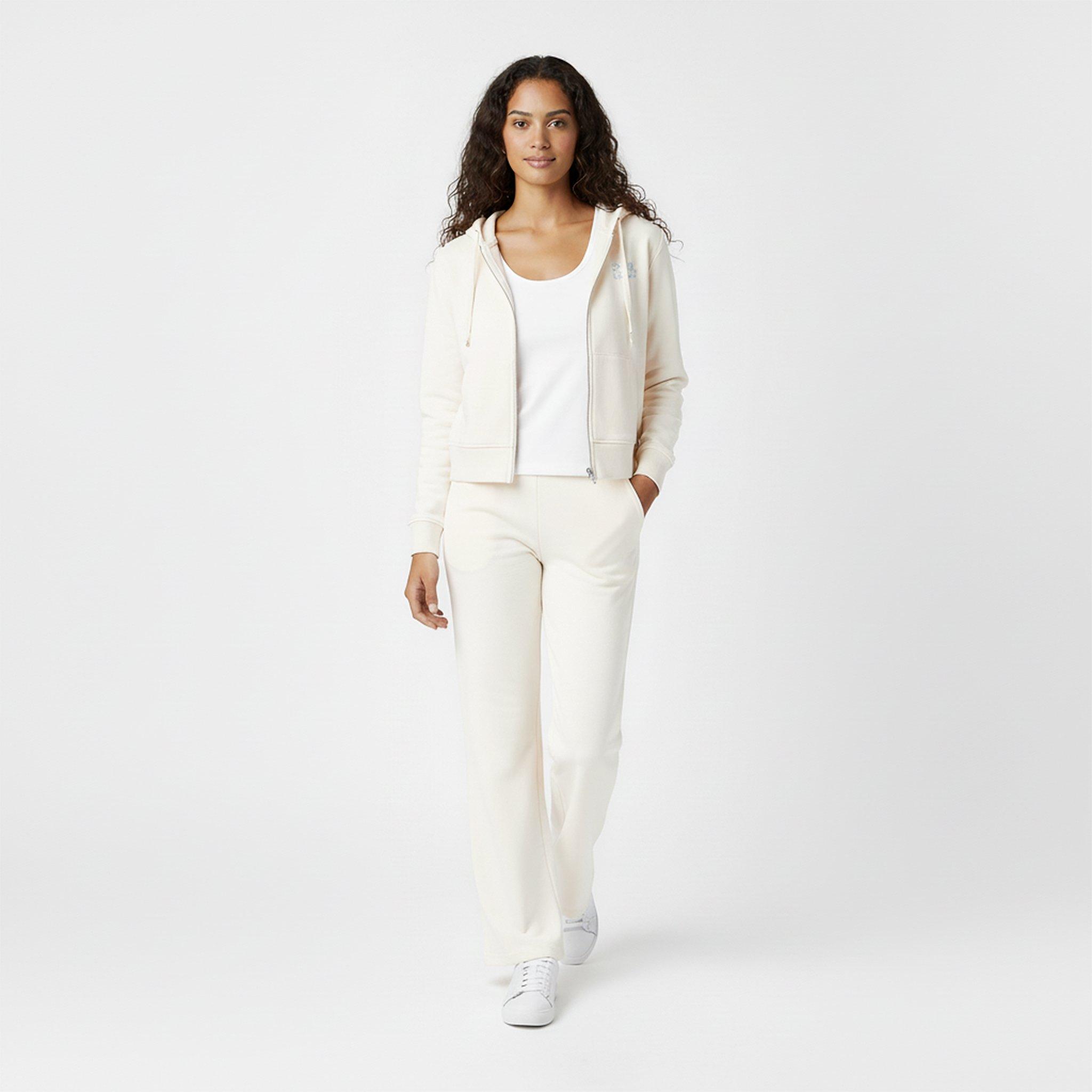 Vintage White - Jack Wills - Women's Slim Zip Hoodie - 5