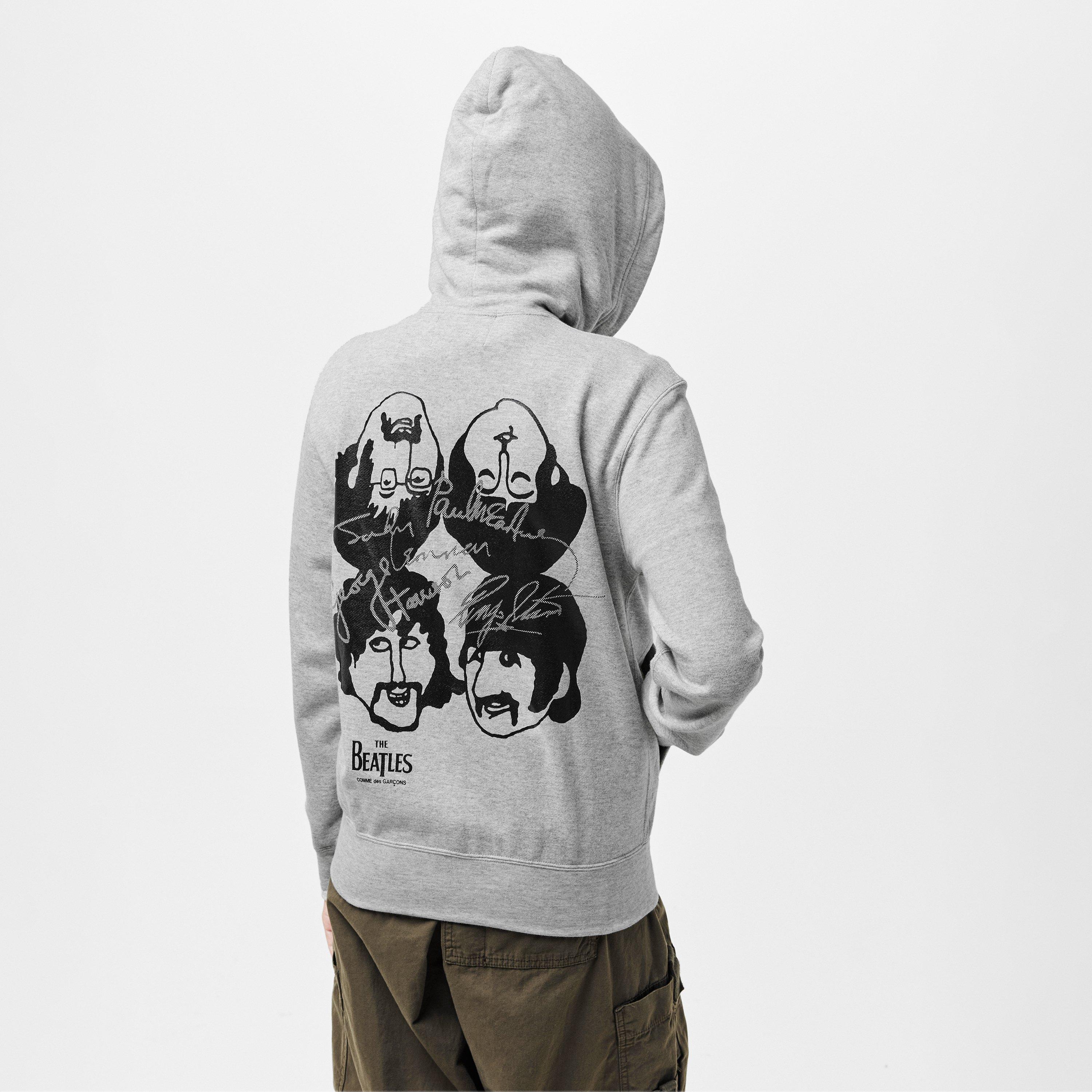 Grey - Comme des Garcons PLAY - Women's Zip Hoodie - 4