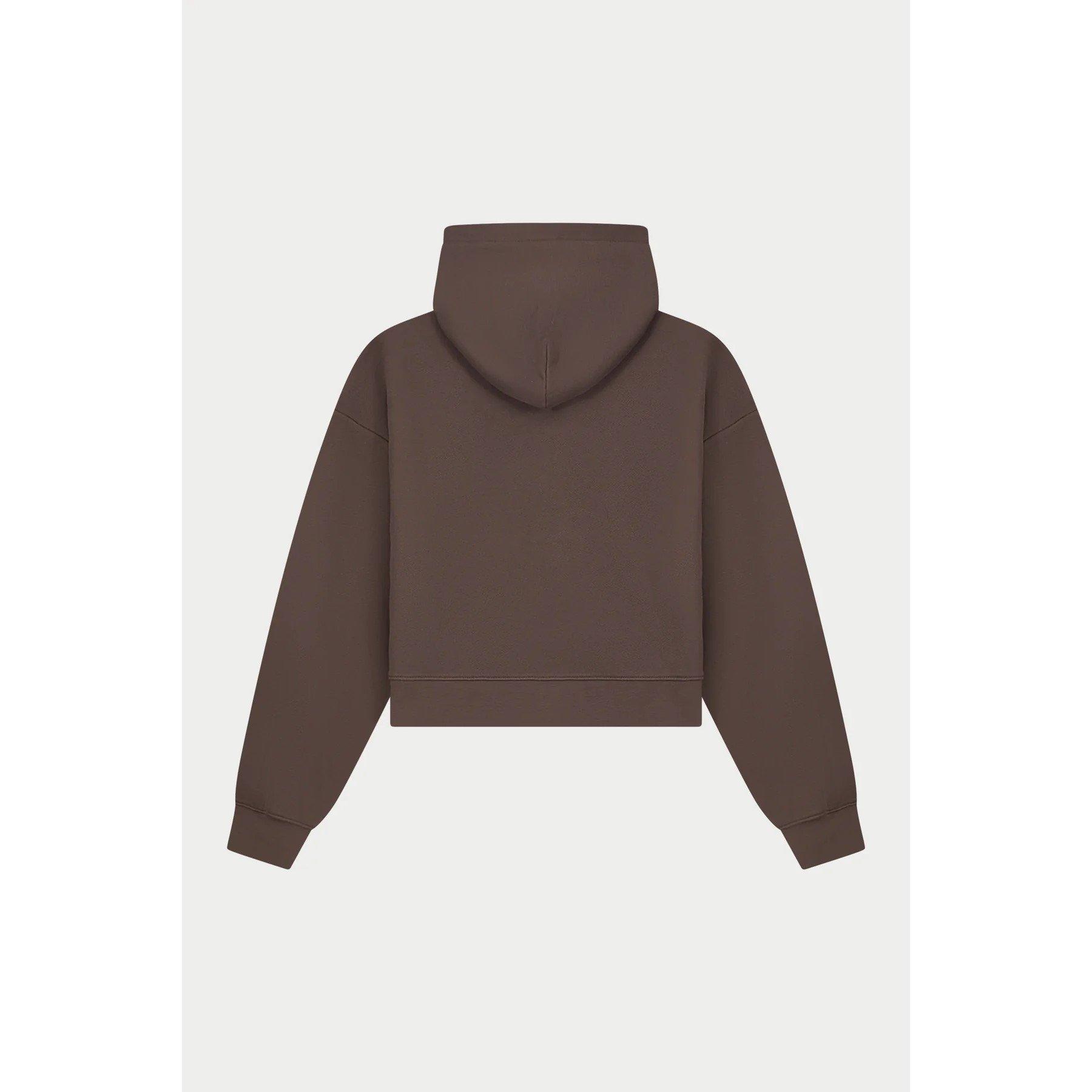 Chocolate - The Couture Club - Womens CTRE Applique Zip Hoodie - 2