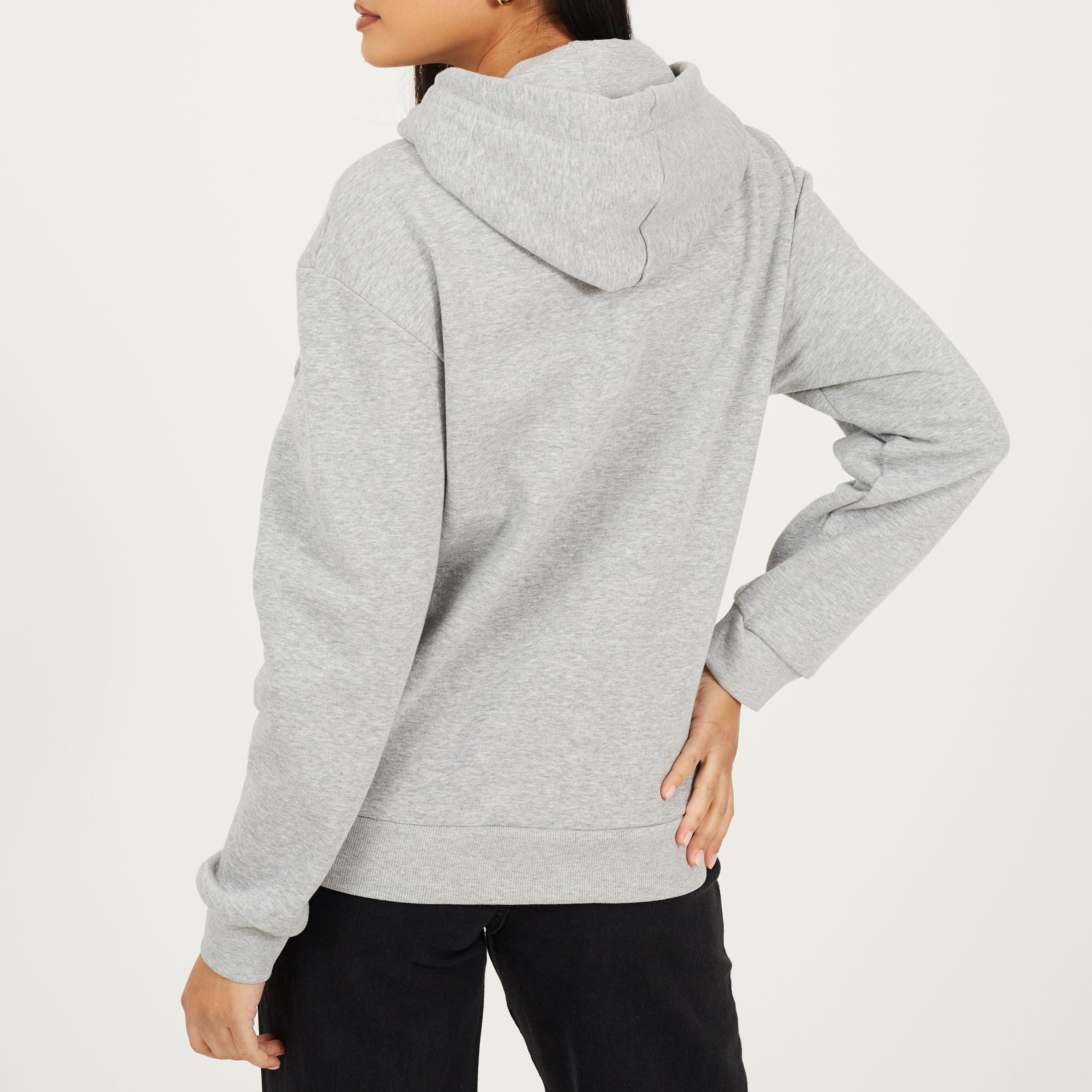 Grey Marl - Brave Soul - Zip Hoody Ld99 - 2