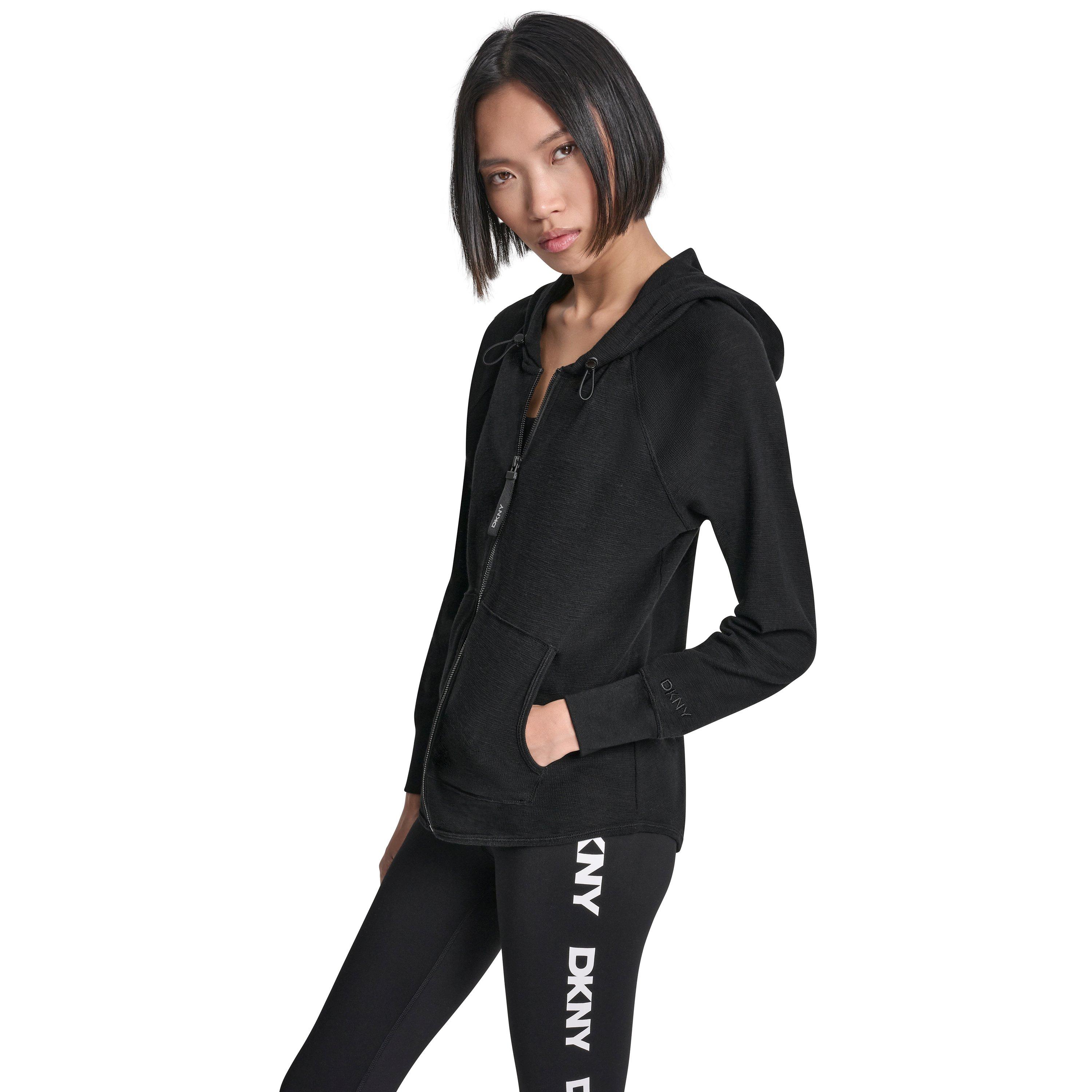 Zwart - DKNY - DKNY FZ Waffle Hd Ld62 - 2