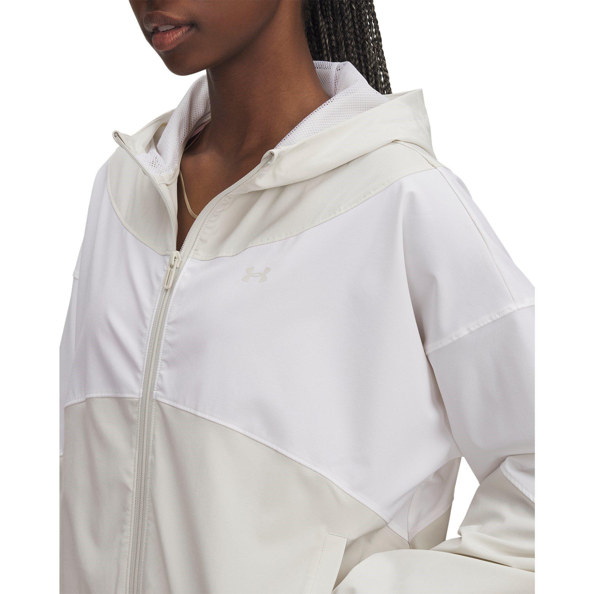 Summit White - Under Armour - Under Rival Woven Womens Jacket - 3