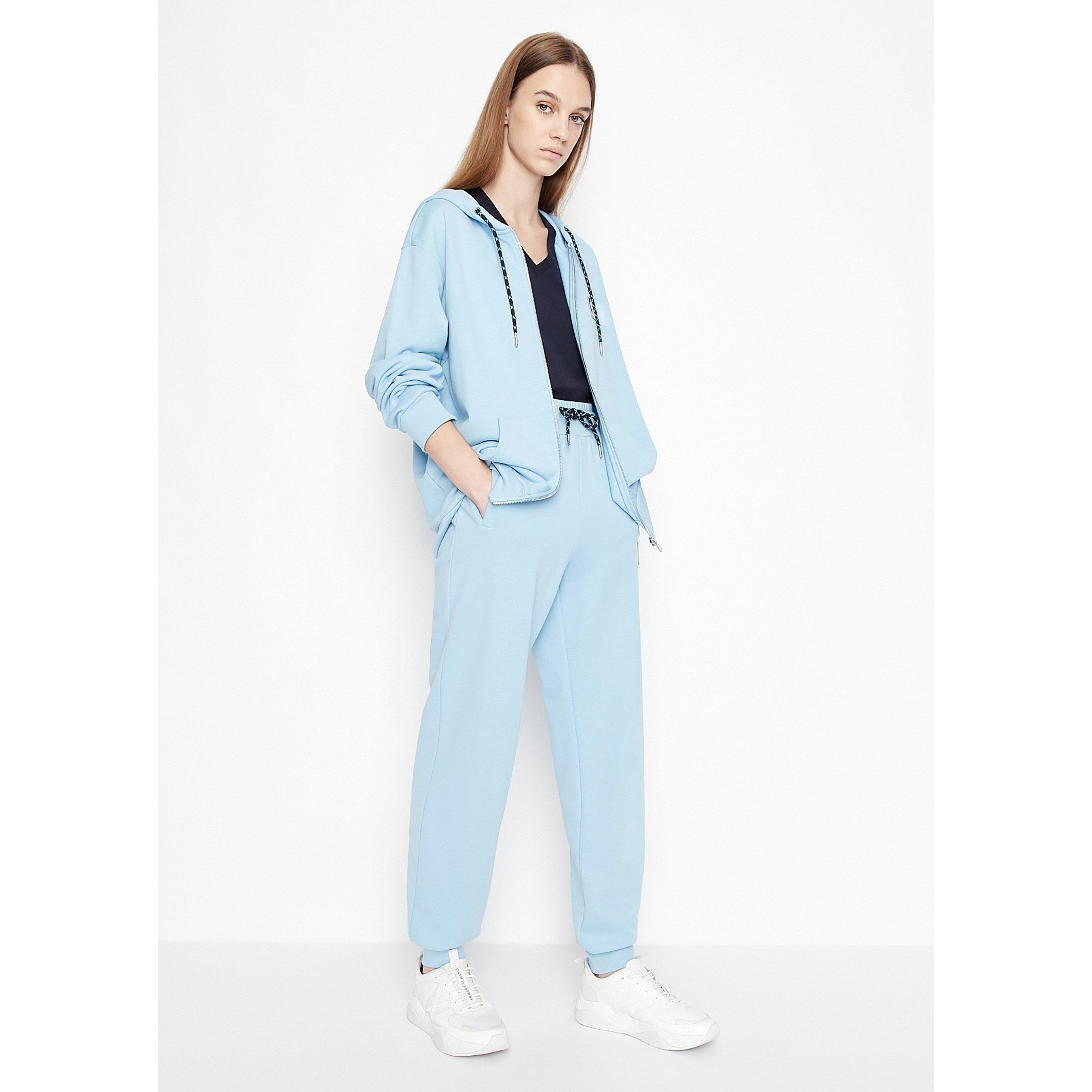 Glacier - Armani Exchange - Women's Logo Zip Hoodie - 3