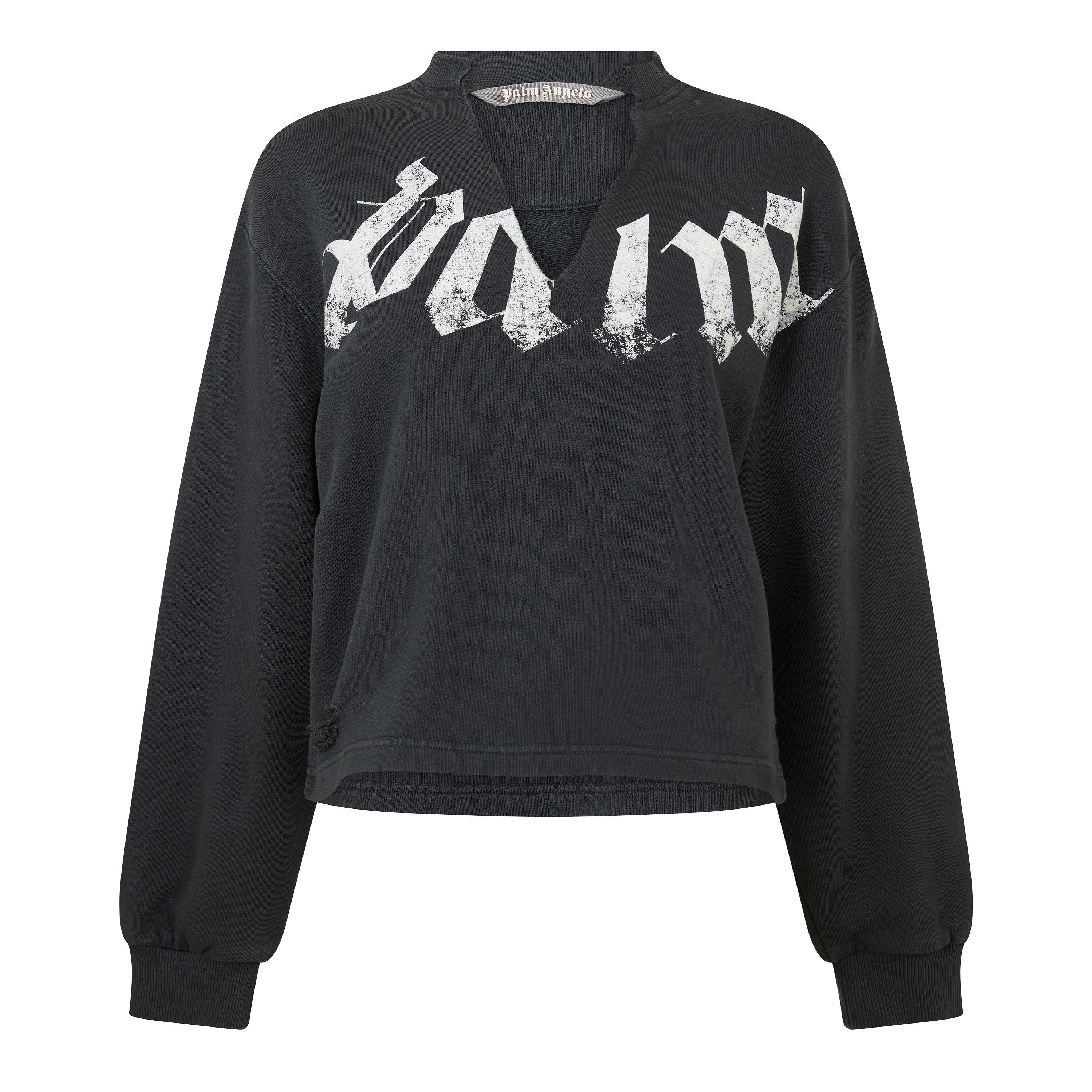 Black - Palm Angels - Women's Zip Hoodie - 1