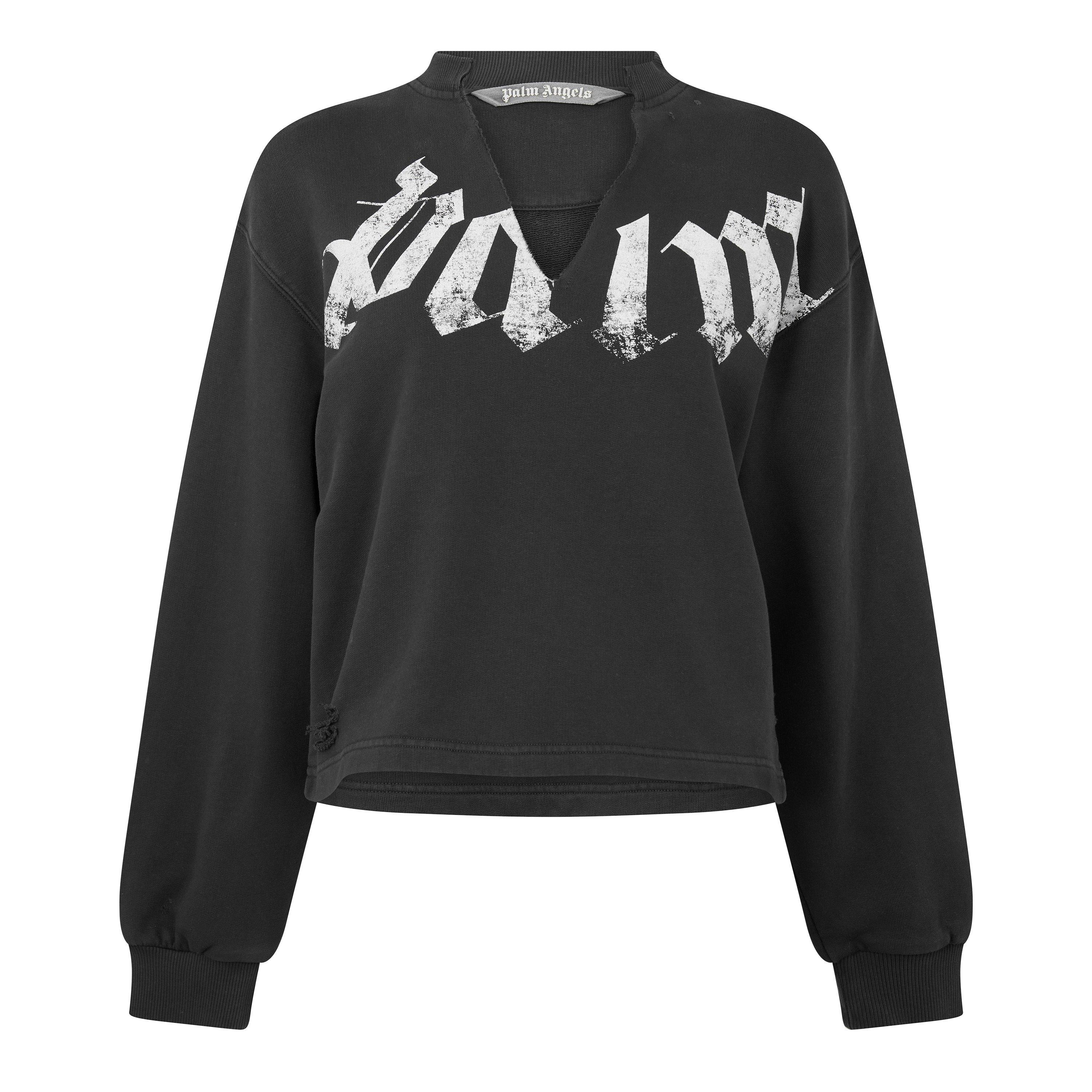 Black - Palm Angels - Women's Zip Hoodie - 1