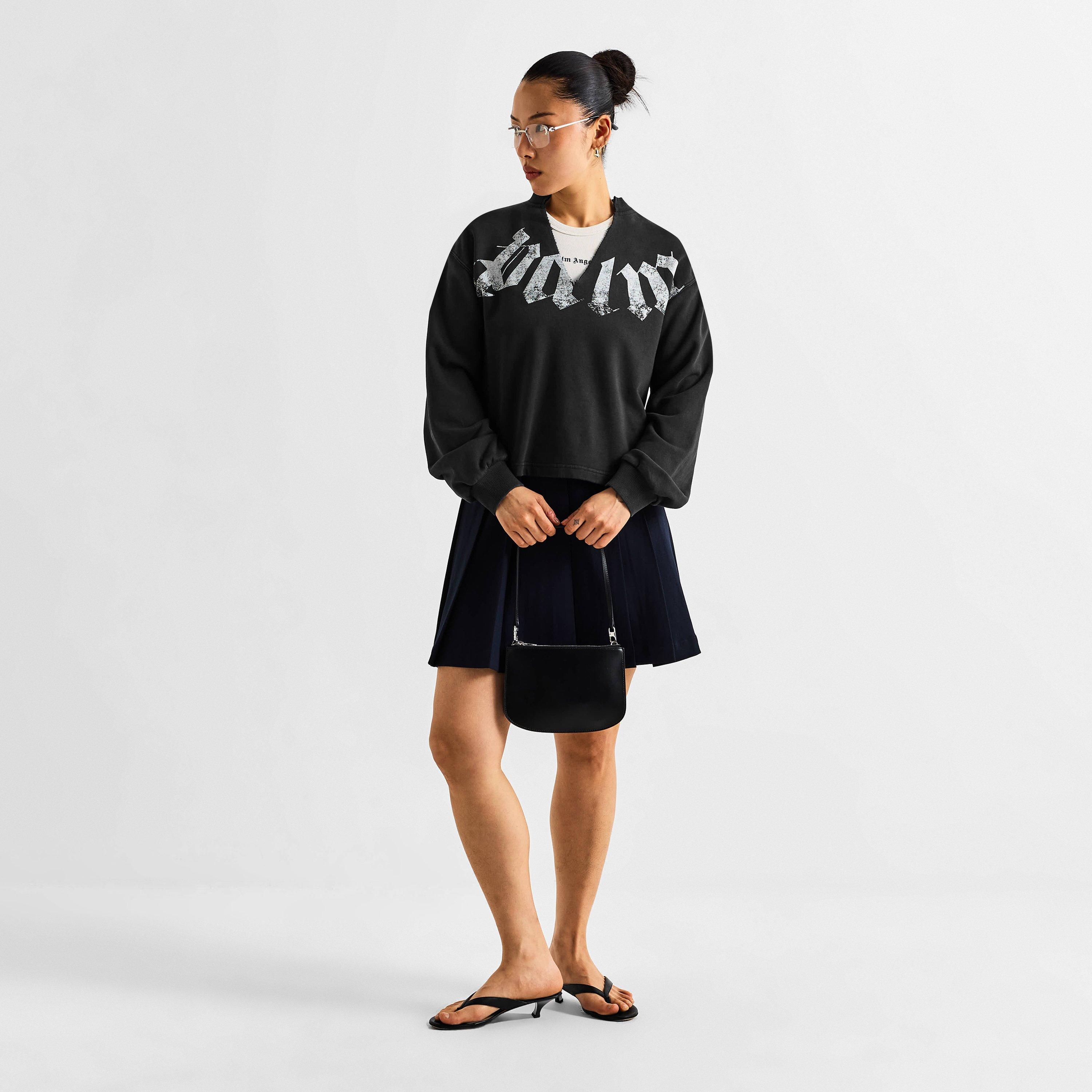 Black - Palm Angels - Women's Zip Hoodie - 6